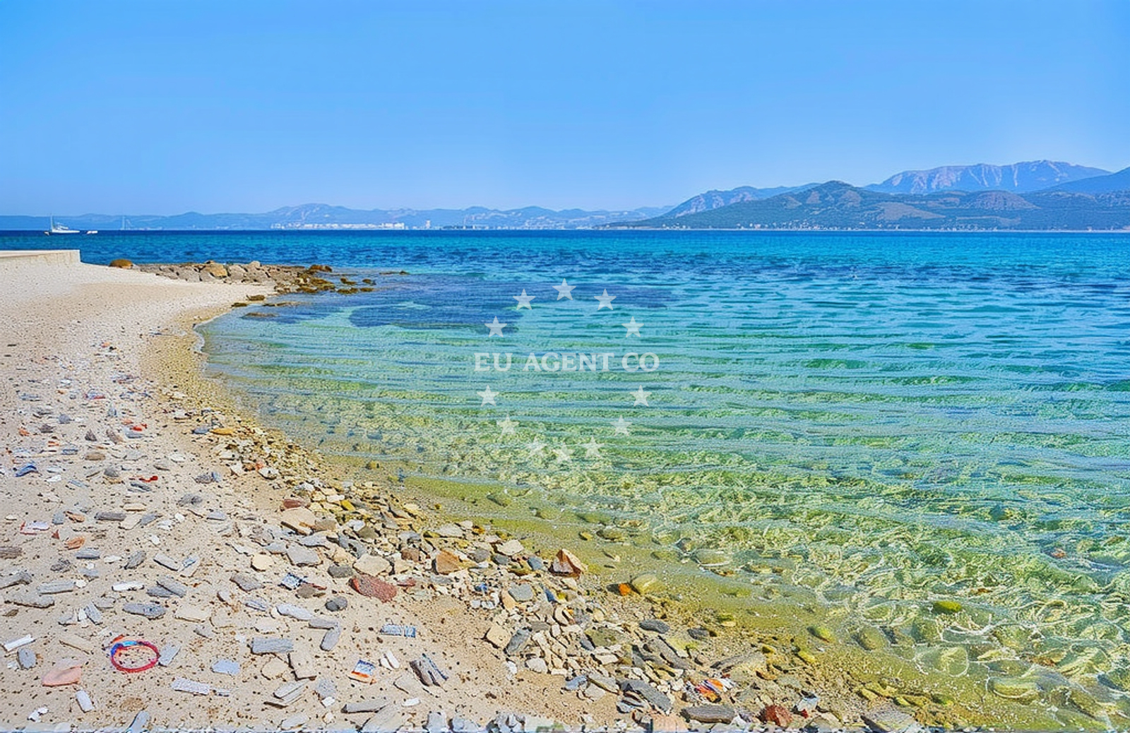 Additional view of Mis beach in , Supetar