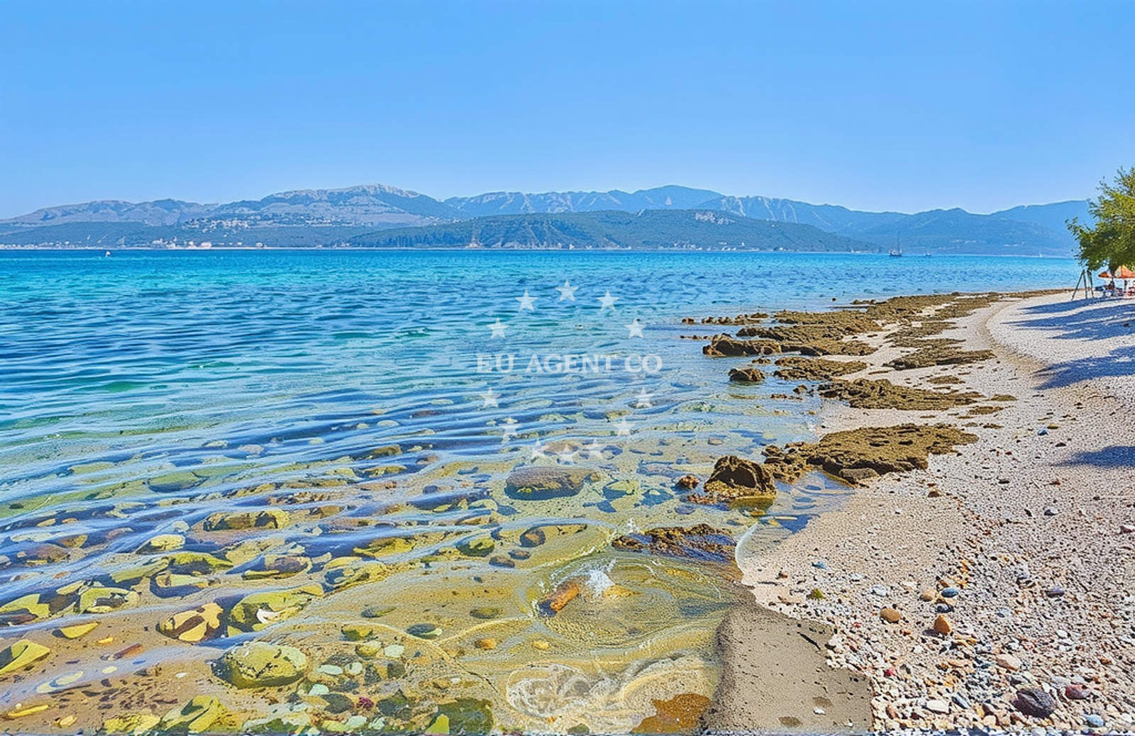 Additional view of Mis beach in , Supetar