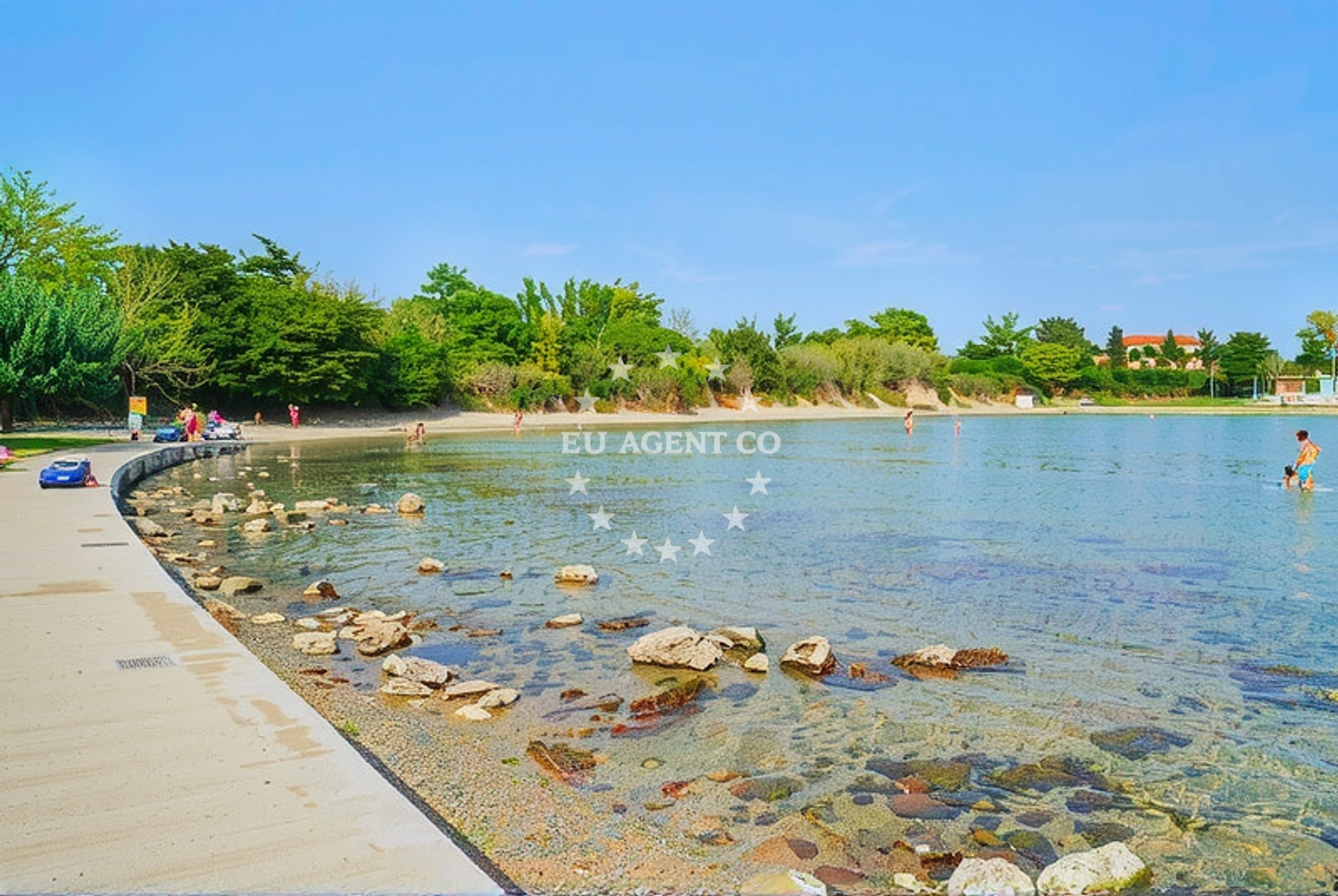 Additional view of Mletak beach in Put mula 17A, Privlaka