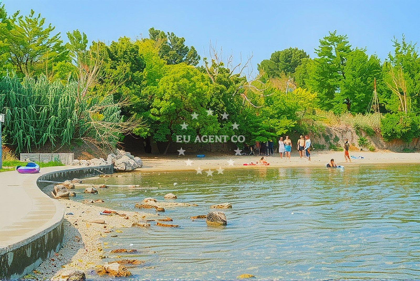 Additional view of Mletak beach in Put mula 17A, Privlaka