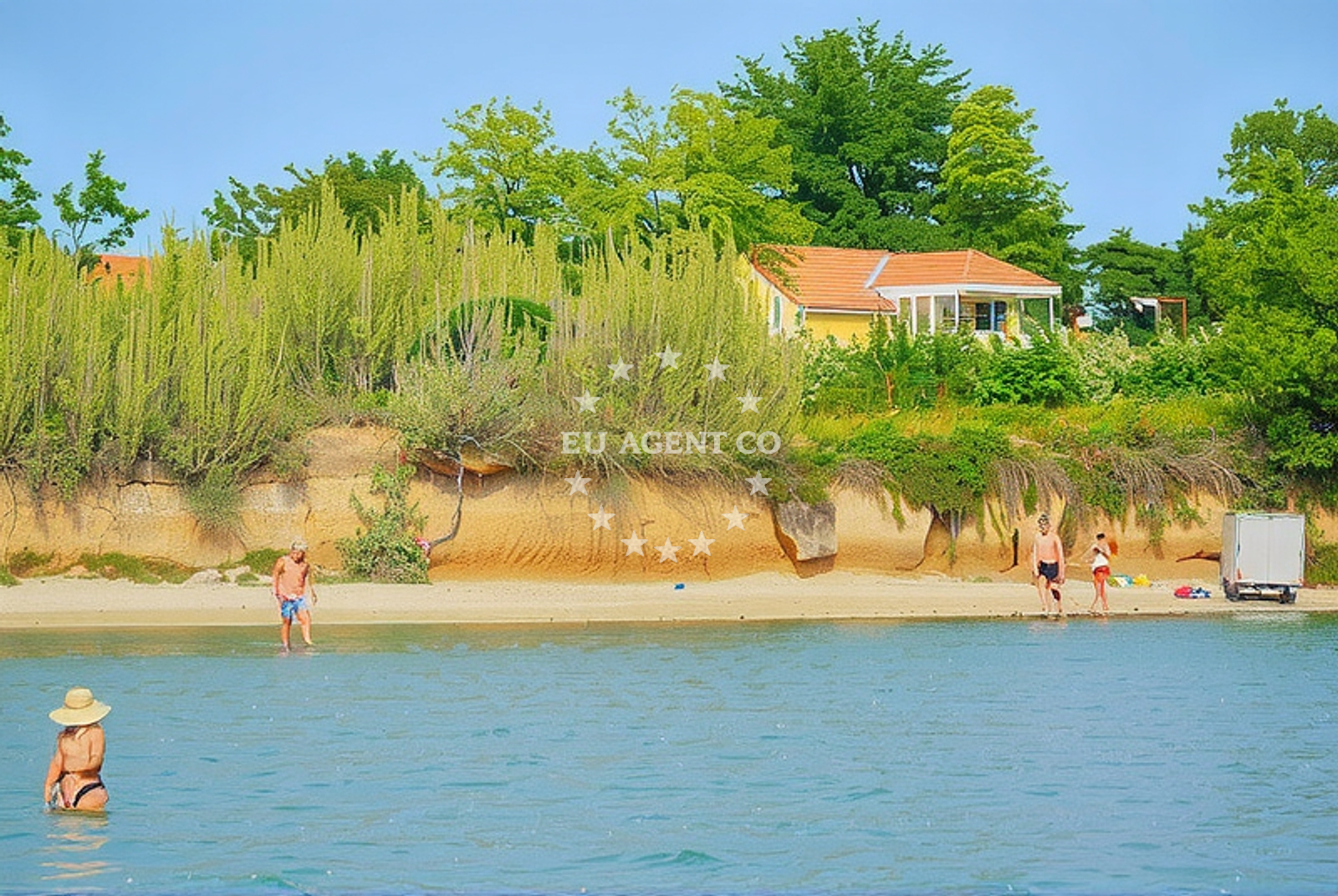 Additional view of Mletak beach in Put mula 17A, Privlaka