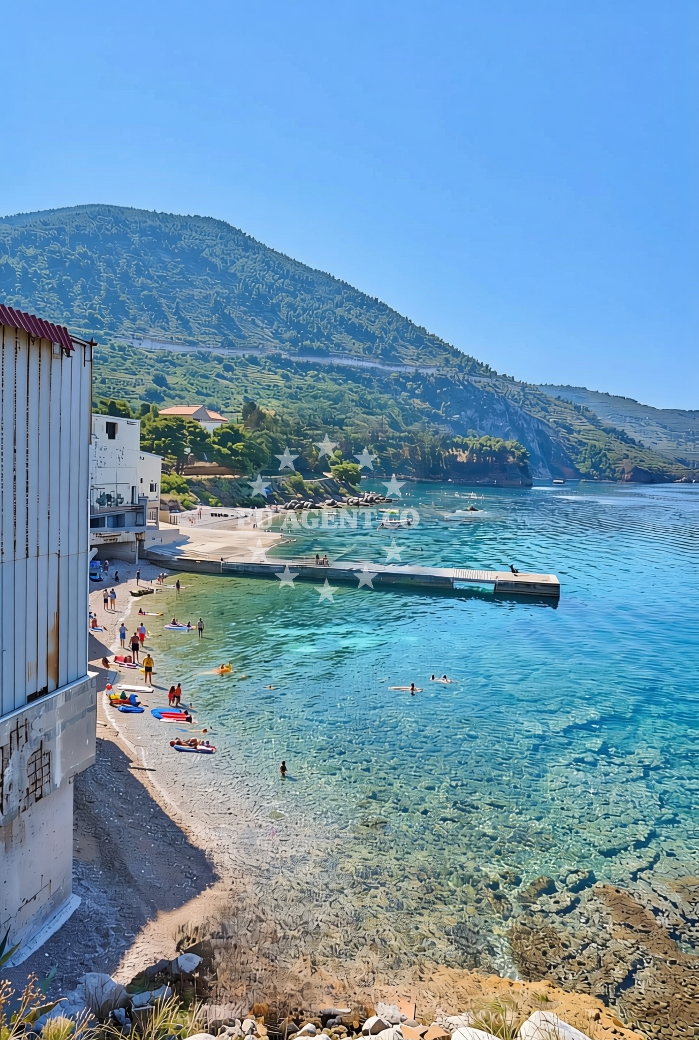 Additional view of Mlin, Komiža (Vis) Beach in Mlin