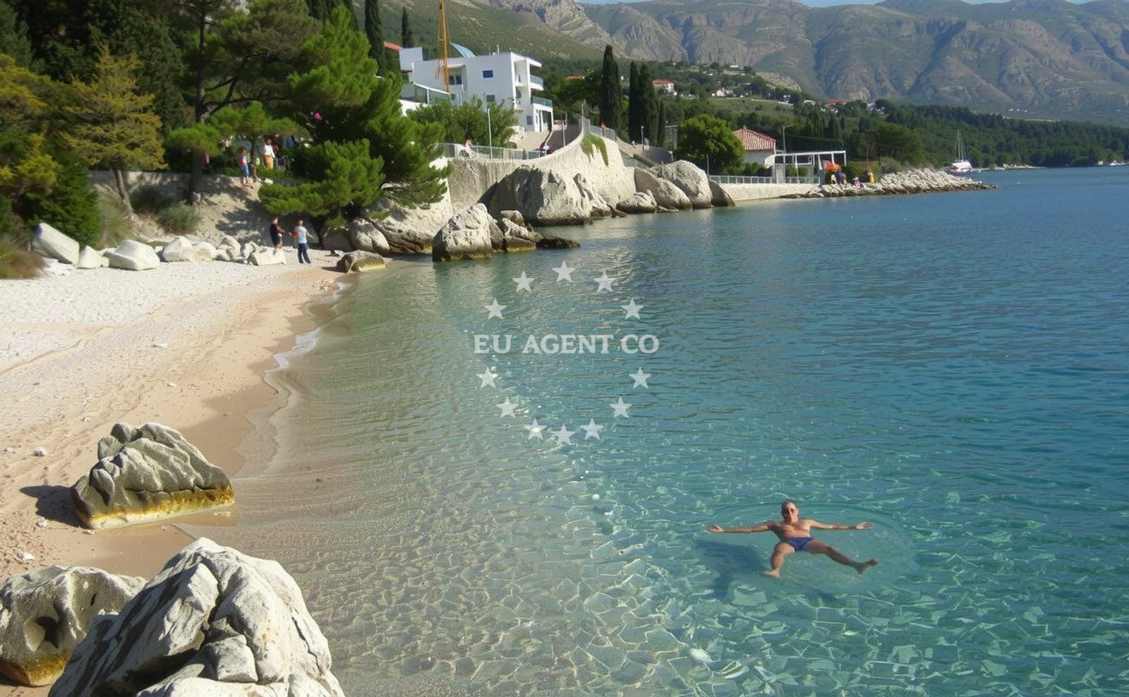 Additional view of Mlini beach in Trgovište 16, Mlini