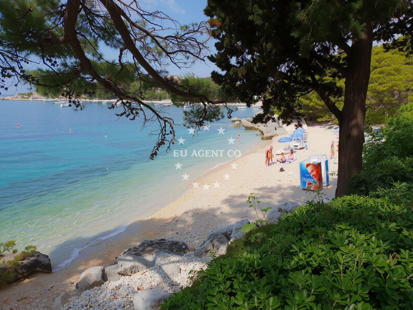 Additional view of Mlini beach in Trgovište 16, Mlini
