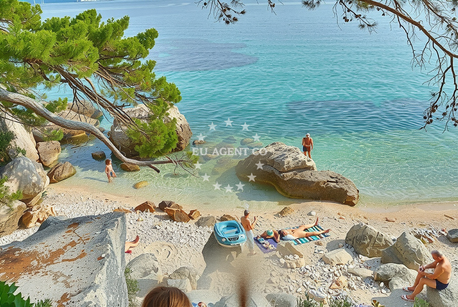 Additional view of Mlini beach in Trgovište 16, Mlini