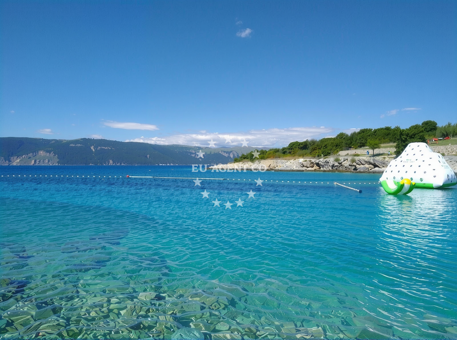 Sea and coastal view of Mocca beach in Pava Žužića 26, Pinezići, Krk