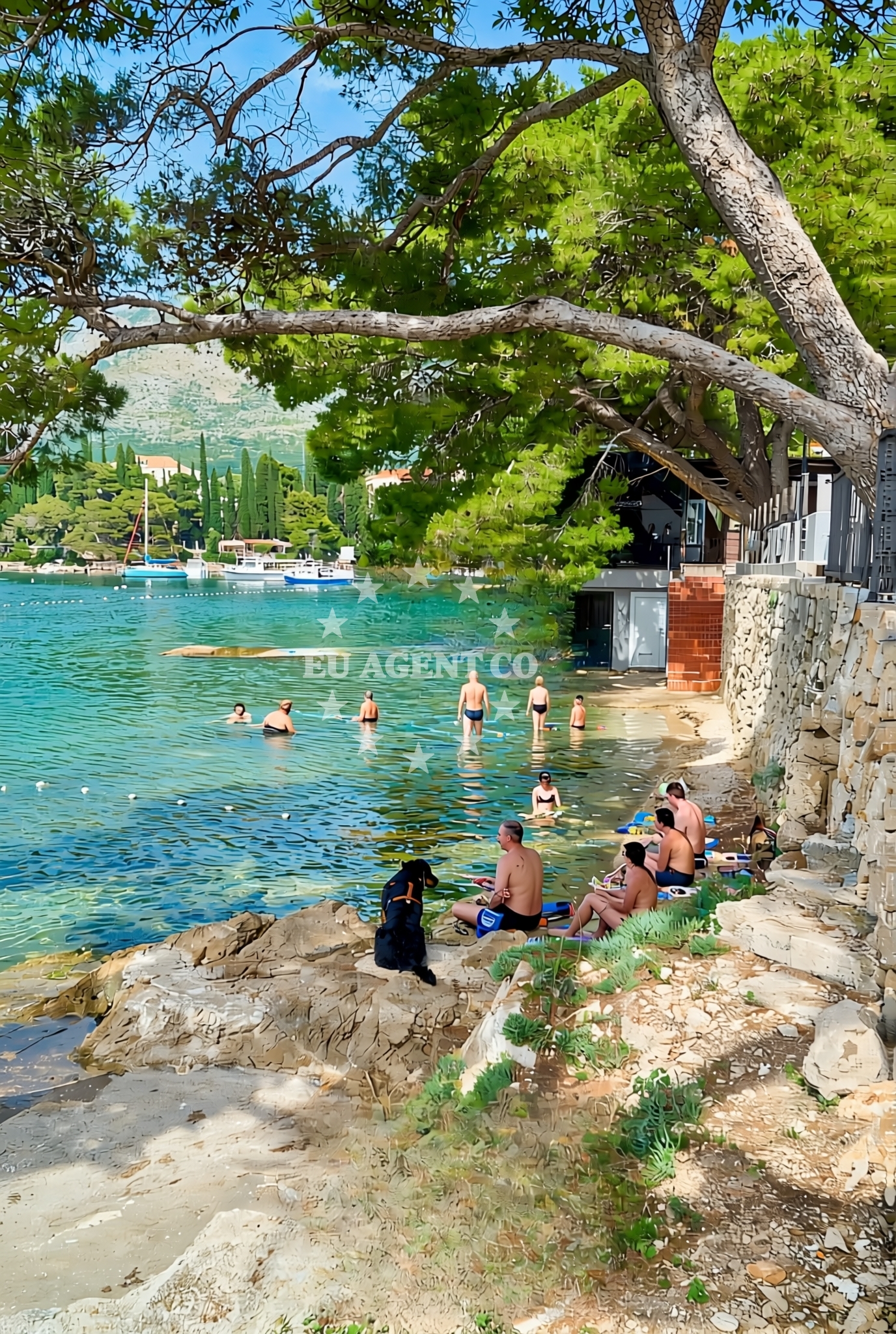 Additional view of Močići: beaches and coves in Močići