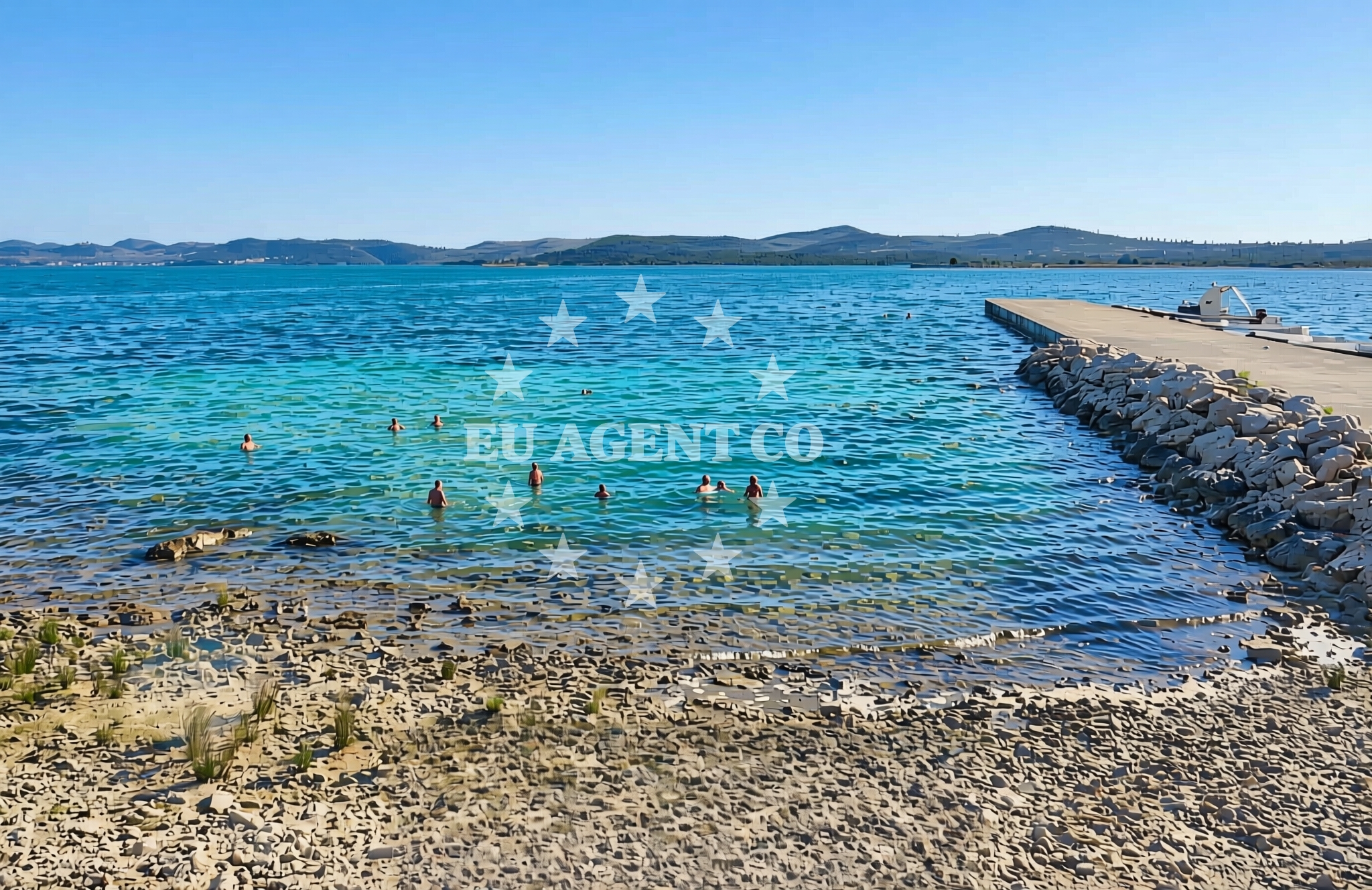 Overview of Mokrica, Sonković Beach in Mokrica