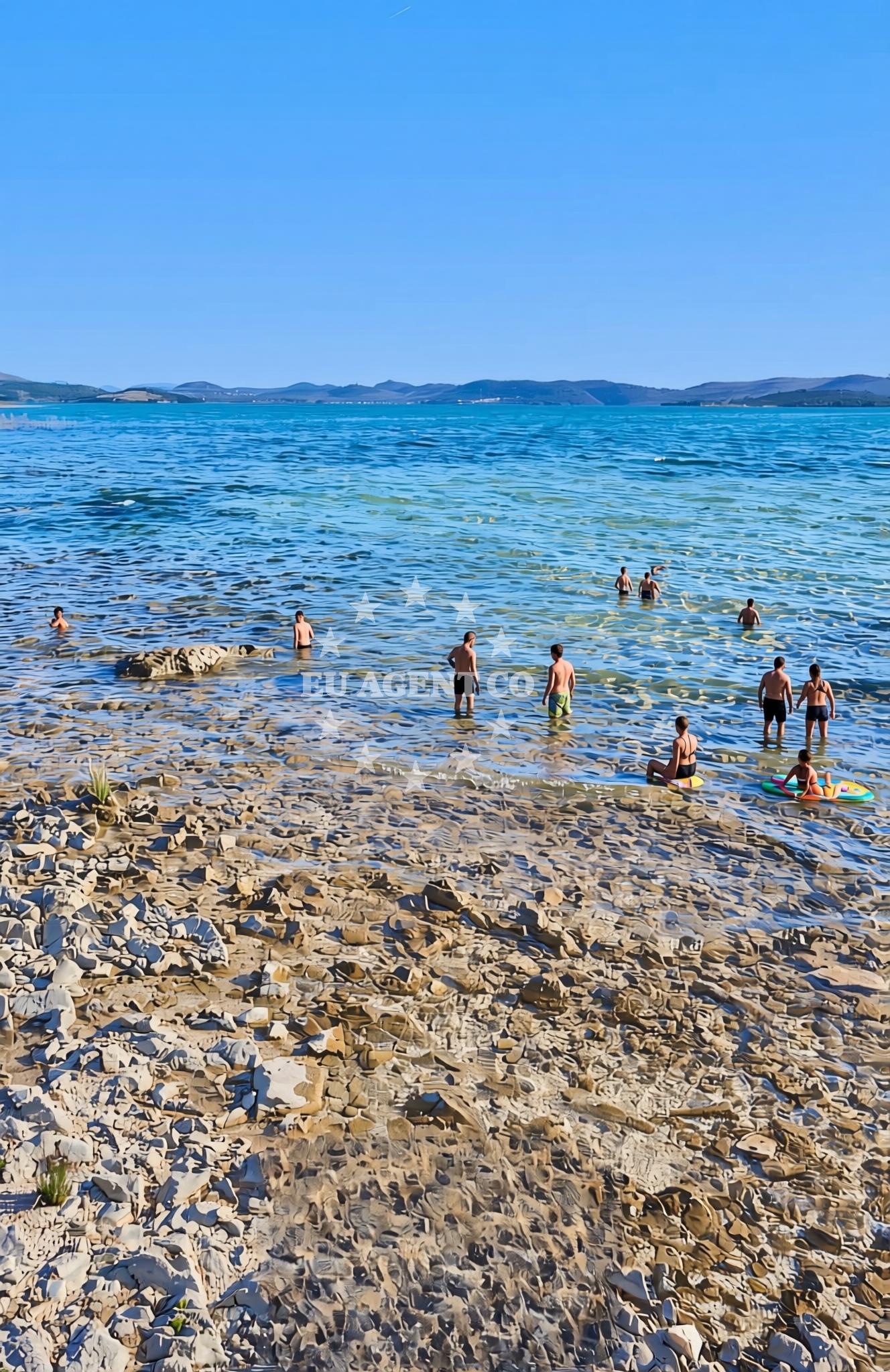 Sea and coastal view of Mokrica, Sonković Beach in Mokrica