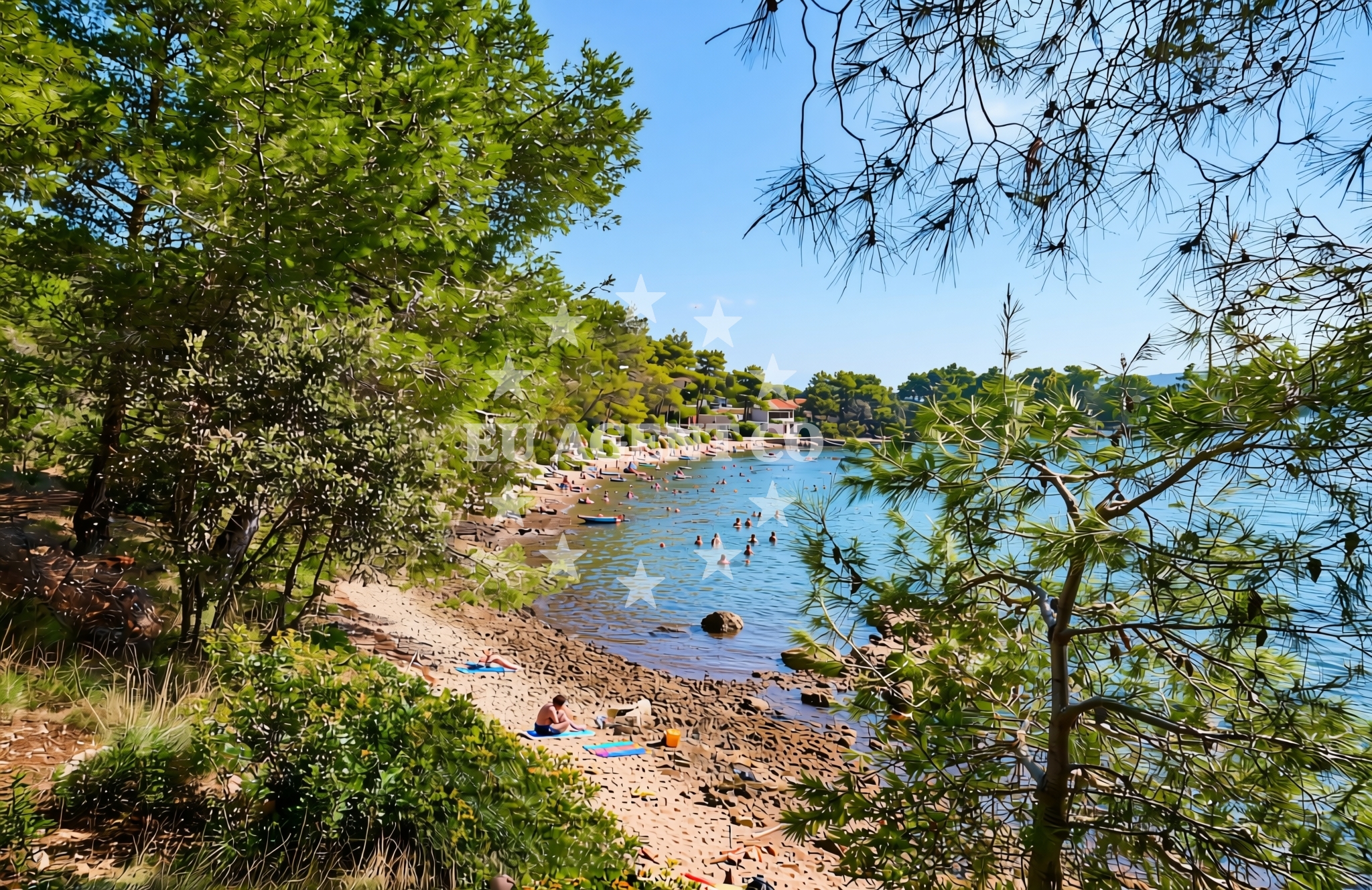 Additional view of Molat (Molat): beaches and coves in Molat (Molat)