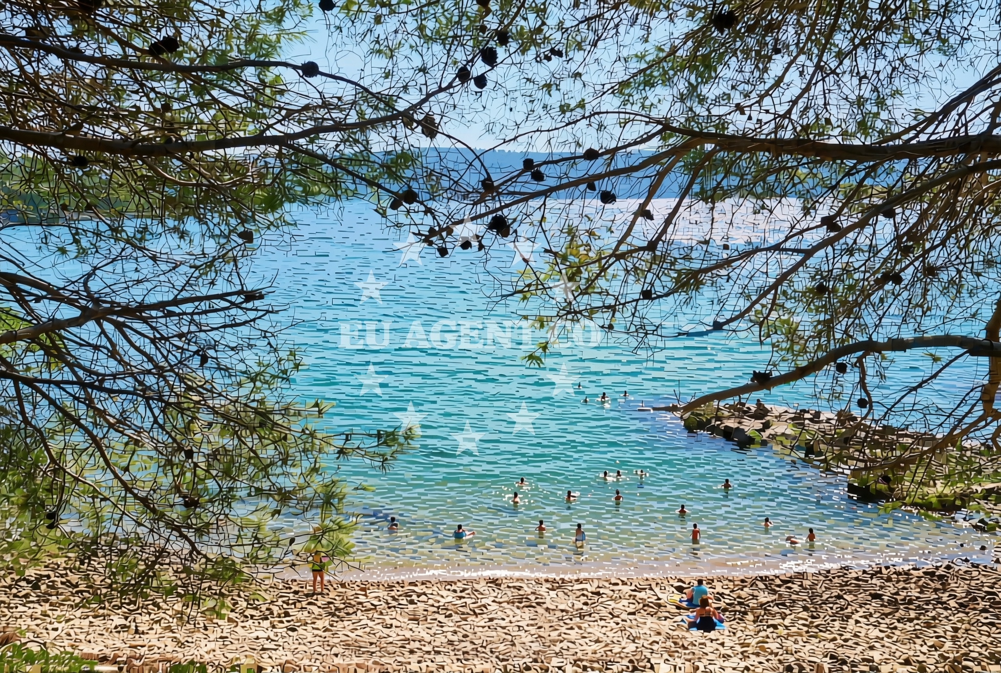 Additional view of Molat (Molat): beaches and coves in Molat (Molat)