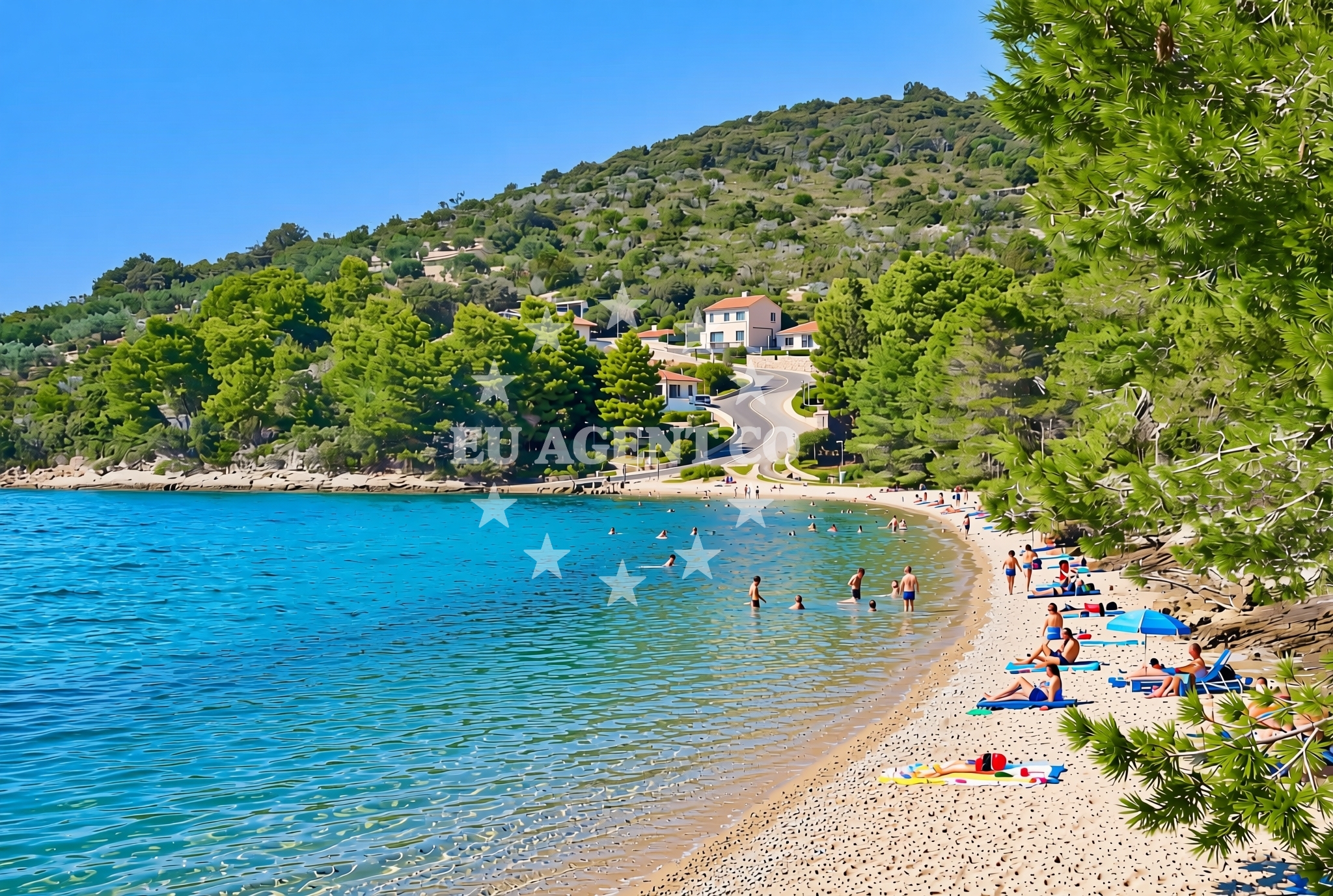 Additional view of Molat (Molat): beaches and coves in Molat (Molat)