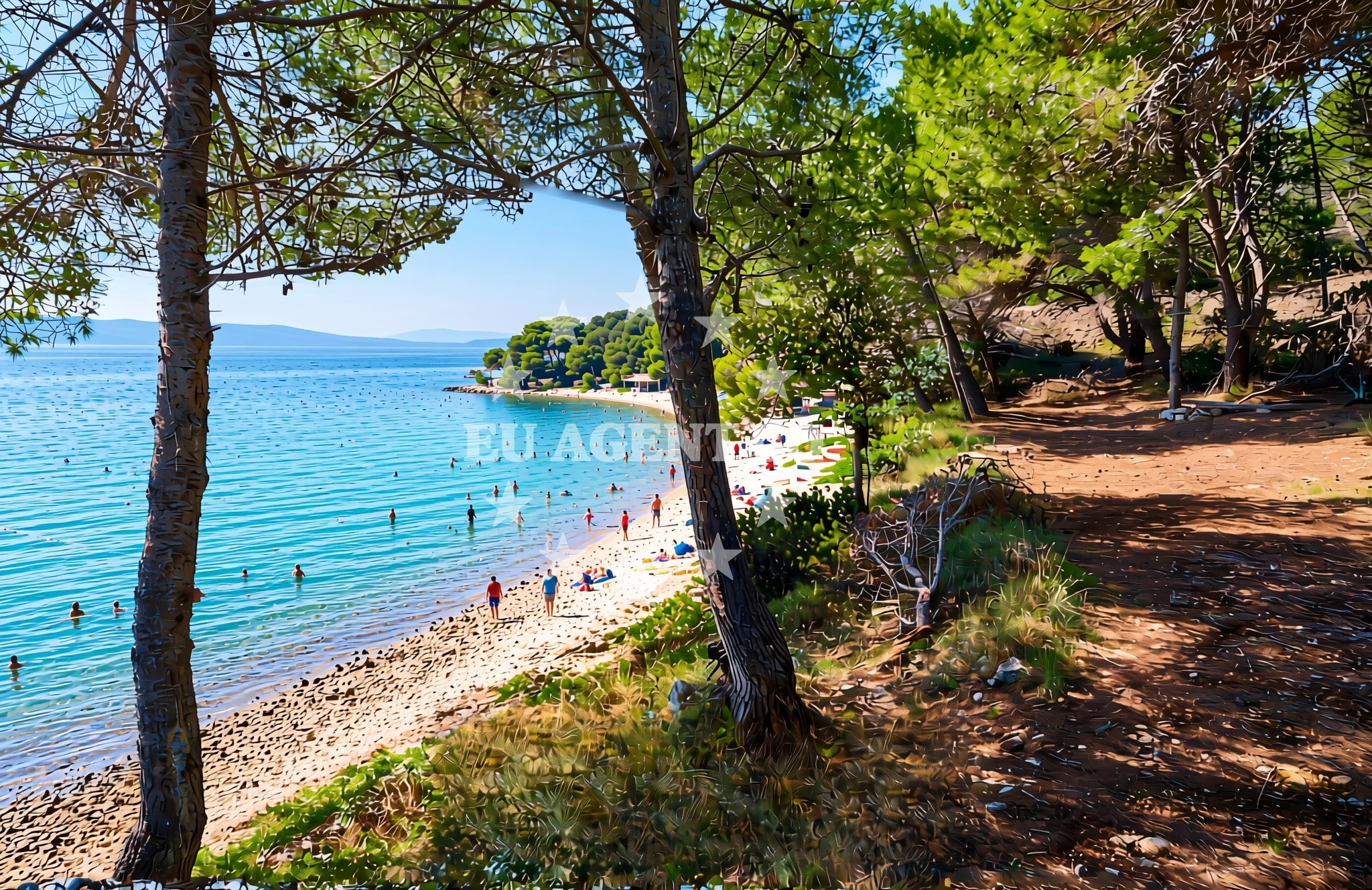 Additional view of Molat (Molat): beaches and coves in Molat (Molat)