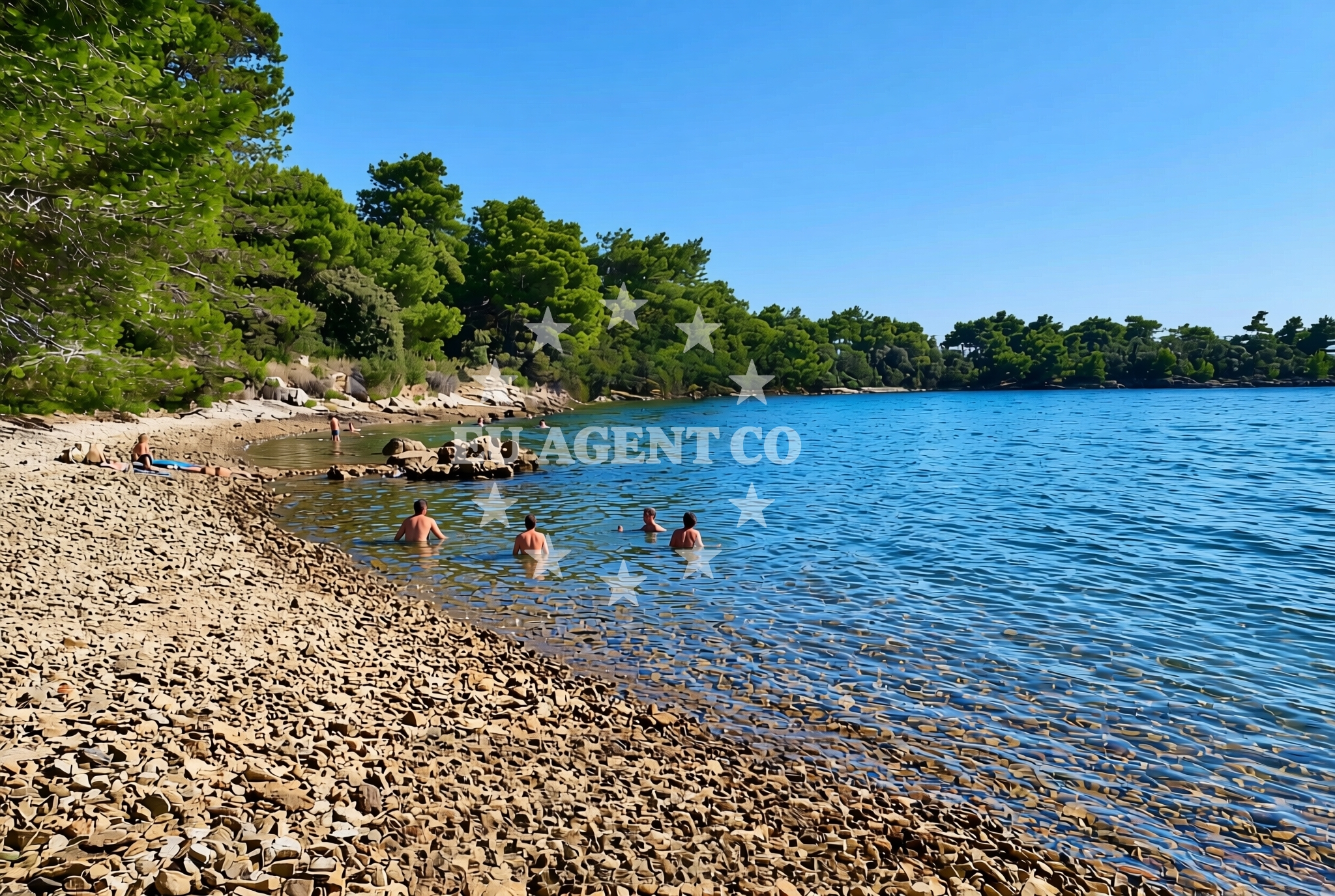 Additional view of Molat (Molat): beaches and coves in Molat (Molat)