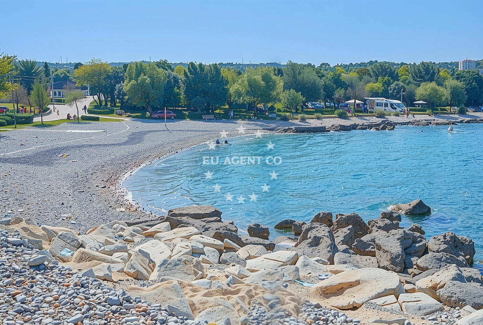 Additional view of Mon Perin beach in San Pol 1, Bale