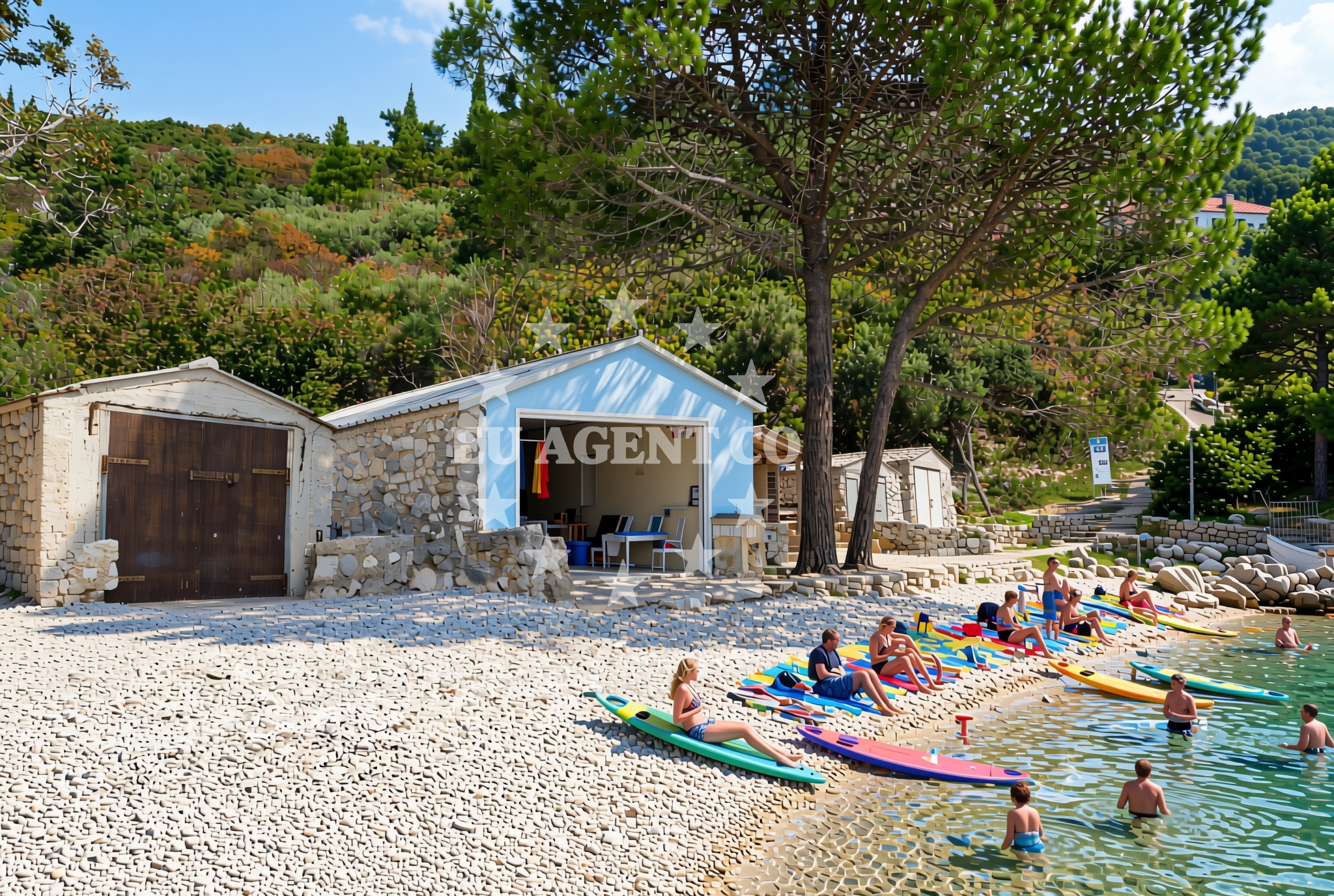 Additional view of Mošćenice: beaches and coves (1) in Mošćenice