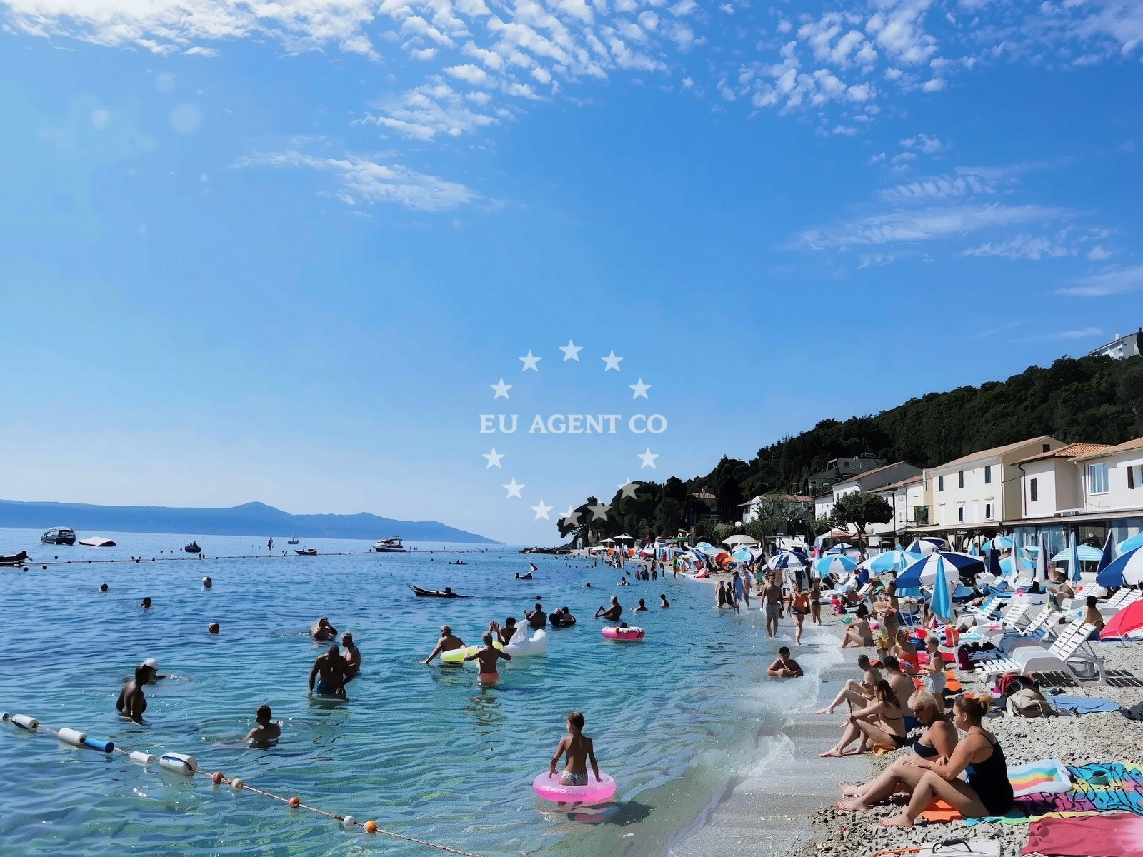 Additional view of Moscenicka beach in Stubište Sipar 1 1. kat, Mošćenička Draga