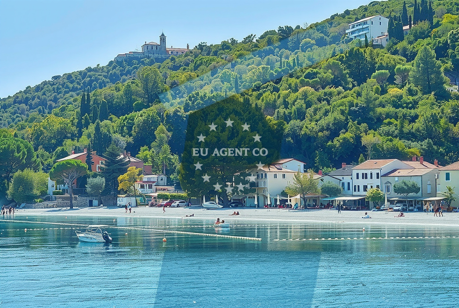Additional view of Moscenicka beach in Stubište Sipar 1 1. kat, Mošćenička Draga