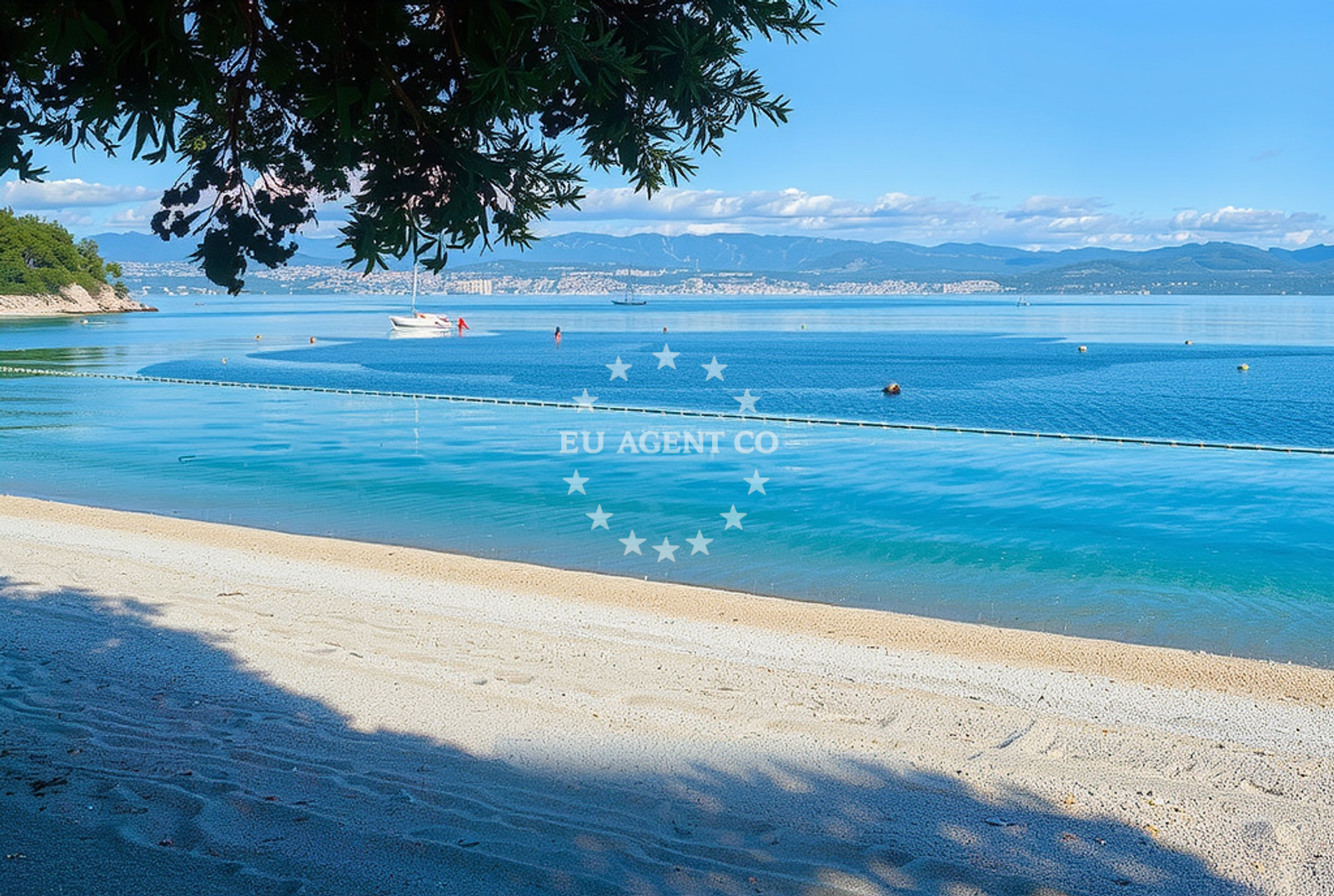 Additional view of Moscenicka beach in Stubište Sipar 1 1. kat, Mošćenička Draga