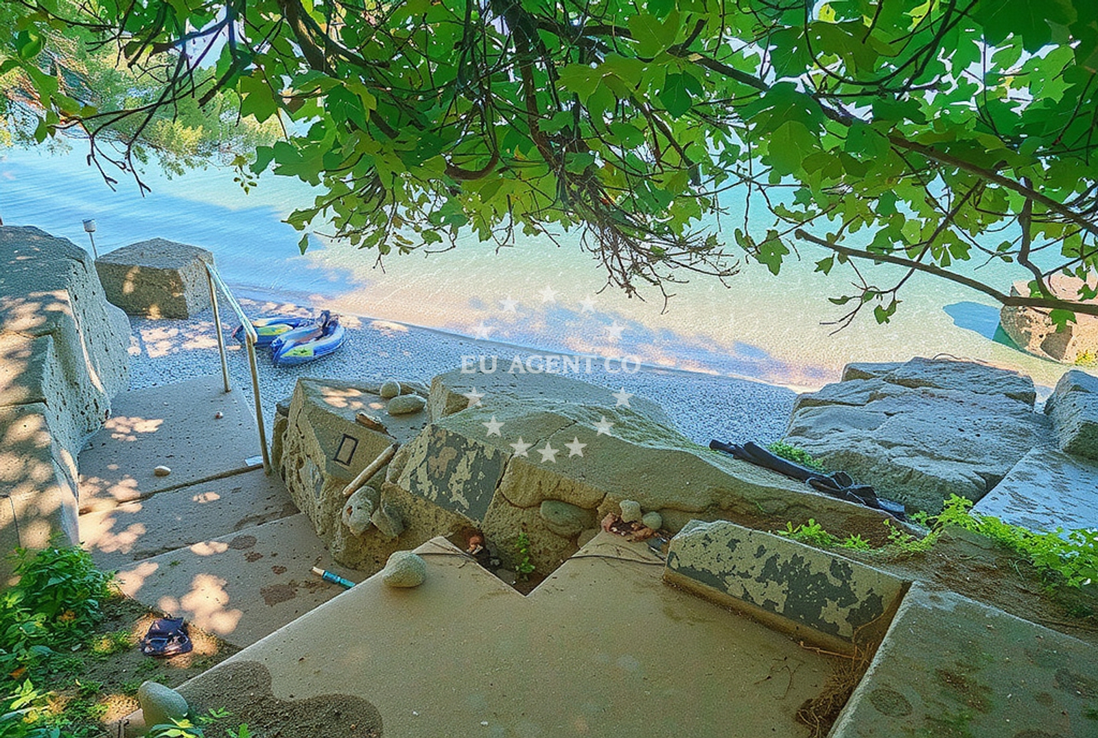 Additional view of Moscenicka beach in Stubište Sipar 1 1. kat, Mošćenička Draga