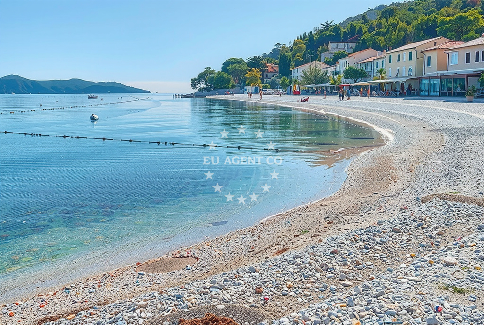 Additional view of Moscenicka beach in Stubište Sipar 1 1. kat, Mošćenička Draga