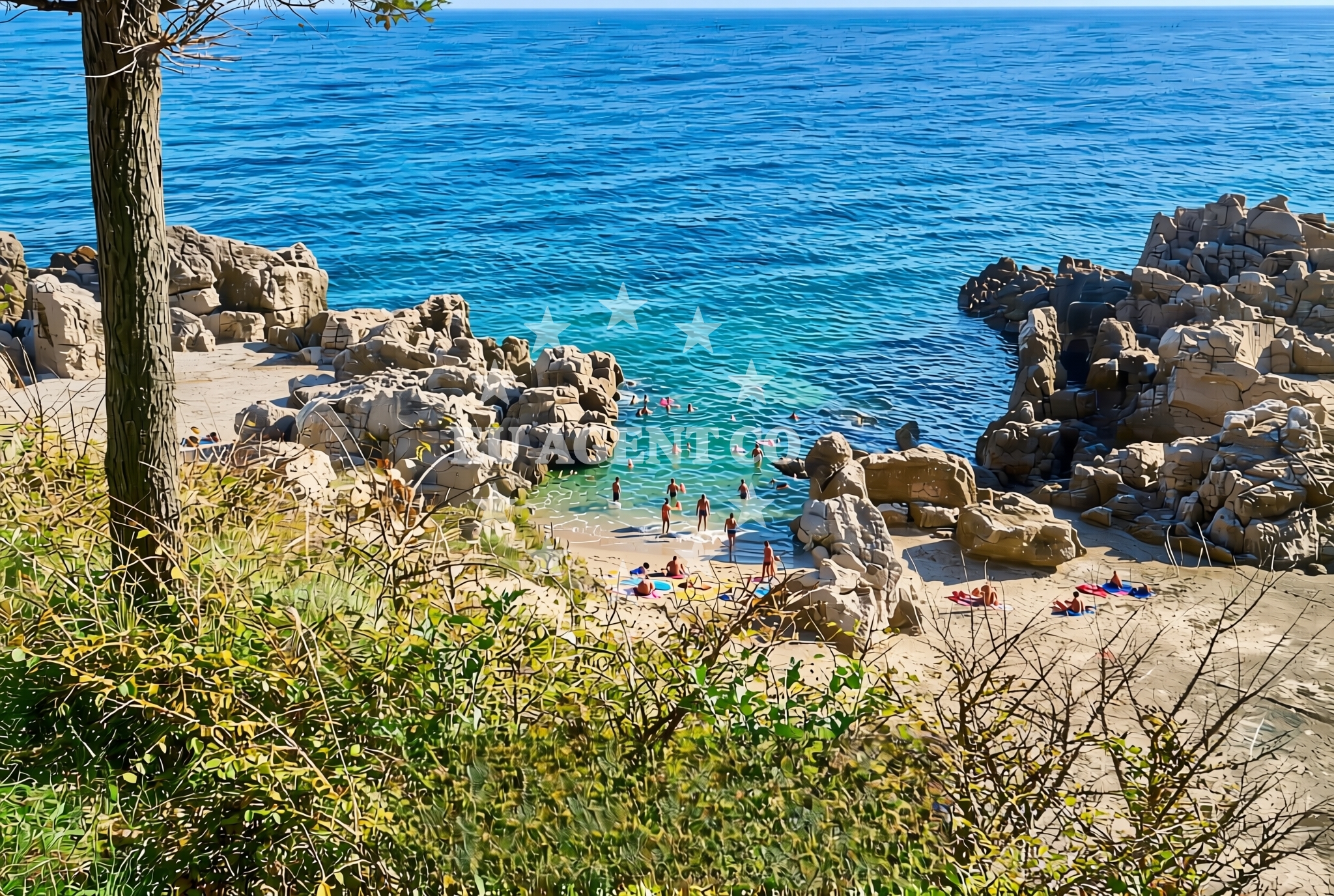 Beach facilities and surroundings at Mošćenička Draga: beaches and coves (6) in Mošćenička Draga
