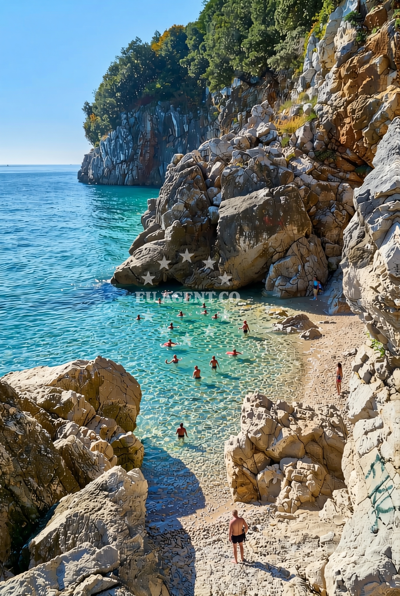 Additional view of Mošćenička Draga: beaches and coves (6) in Mošćenička Draga