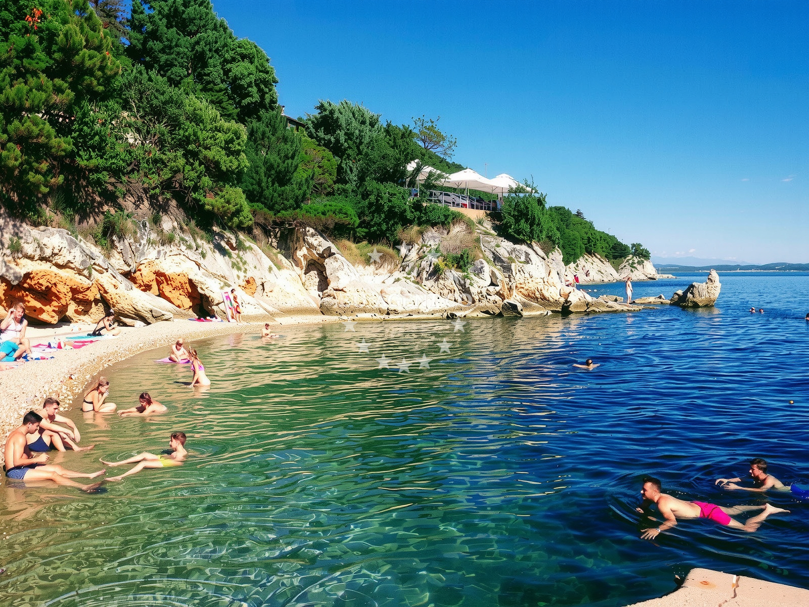 Overview of Mosquito beach in Ulica Elvira Vrha 20, Rijeka