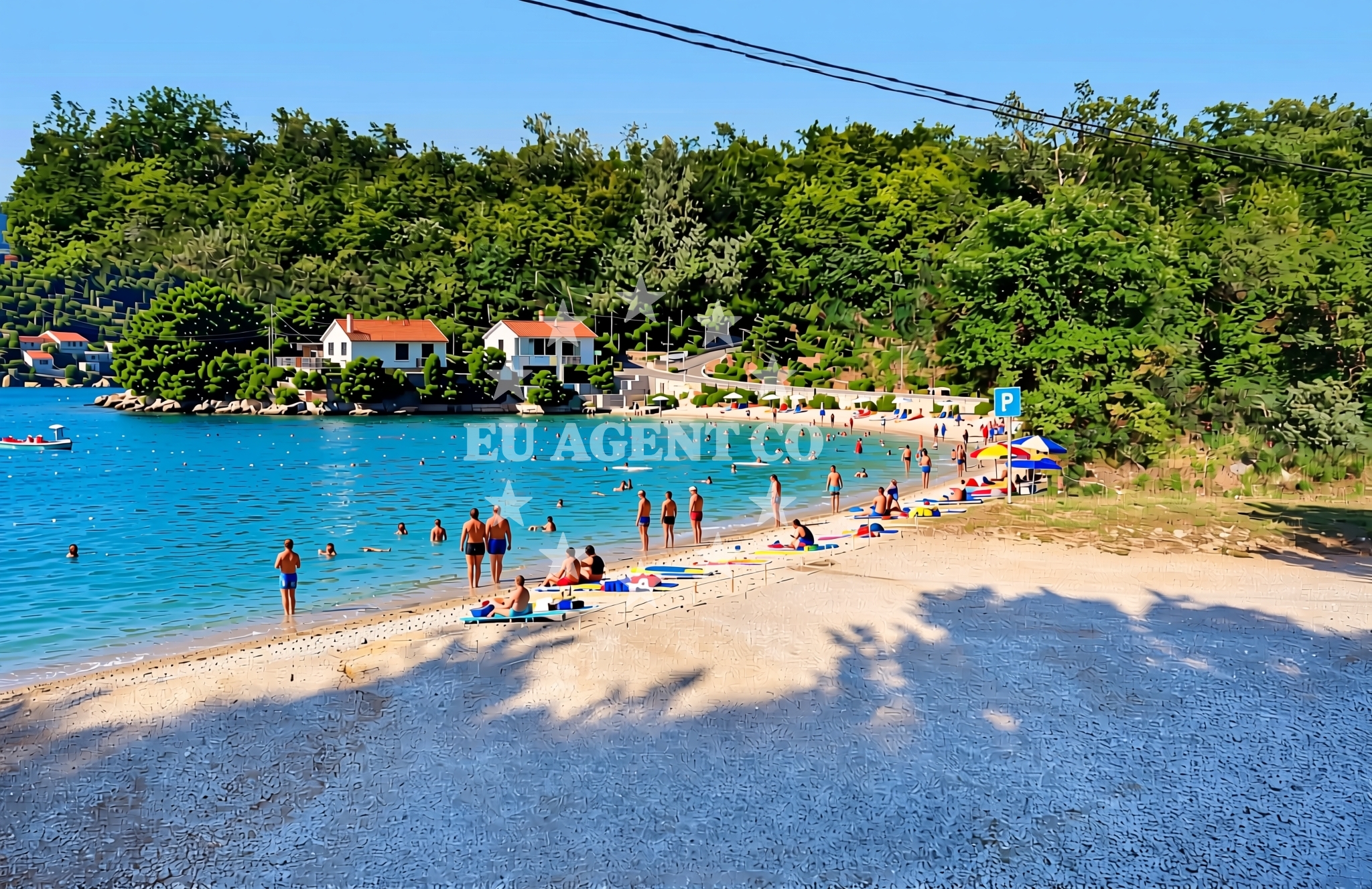 Additional view of Most-Raša: beaches and coves in Most-Raša