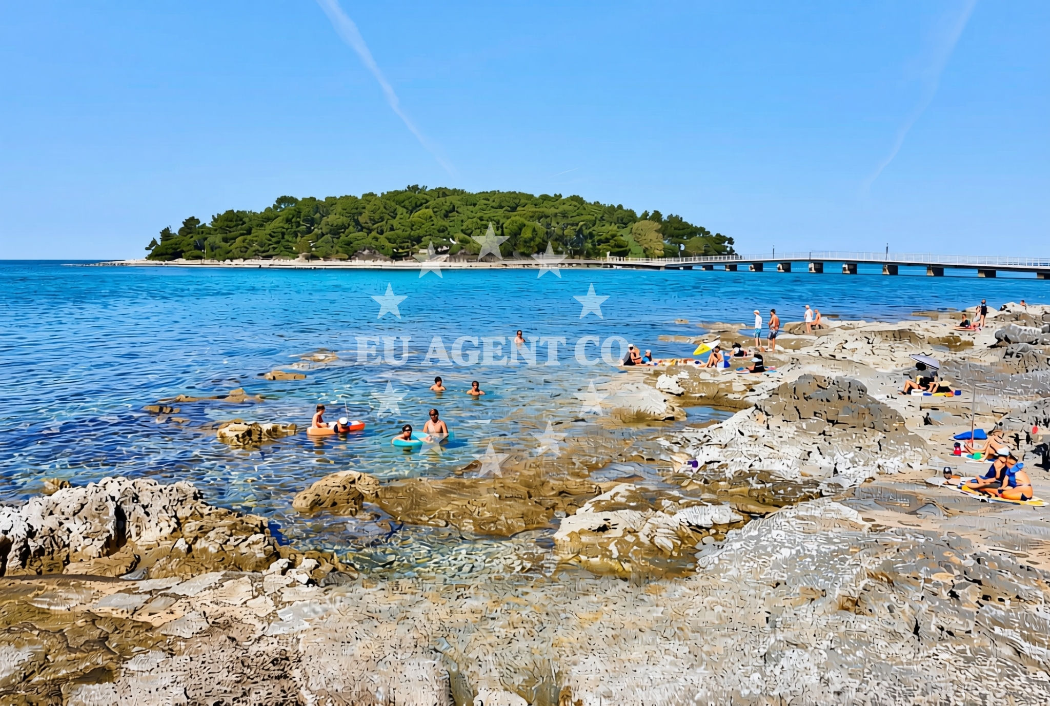 Additional view of Most, Vrsar Beach in Most