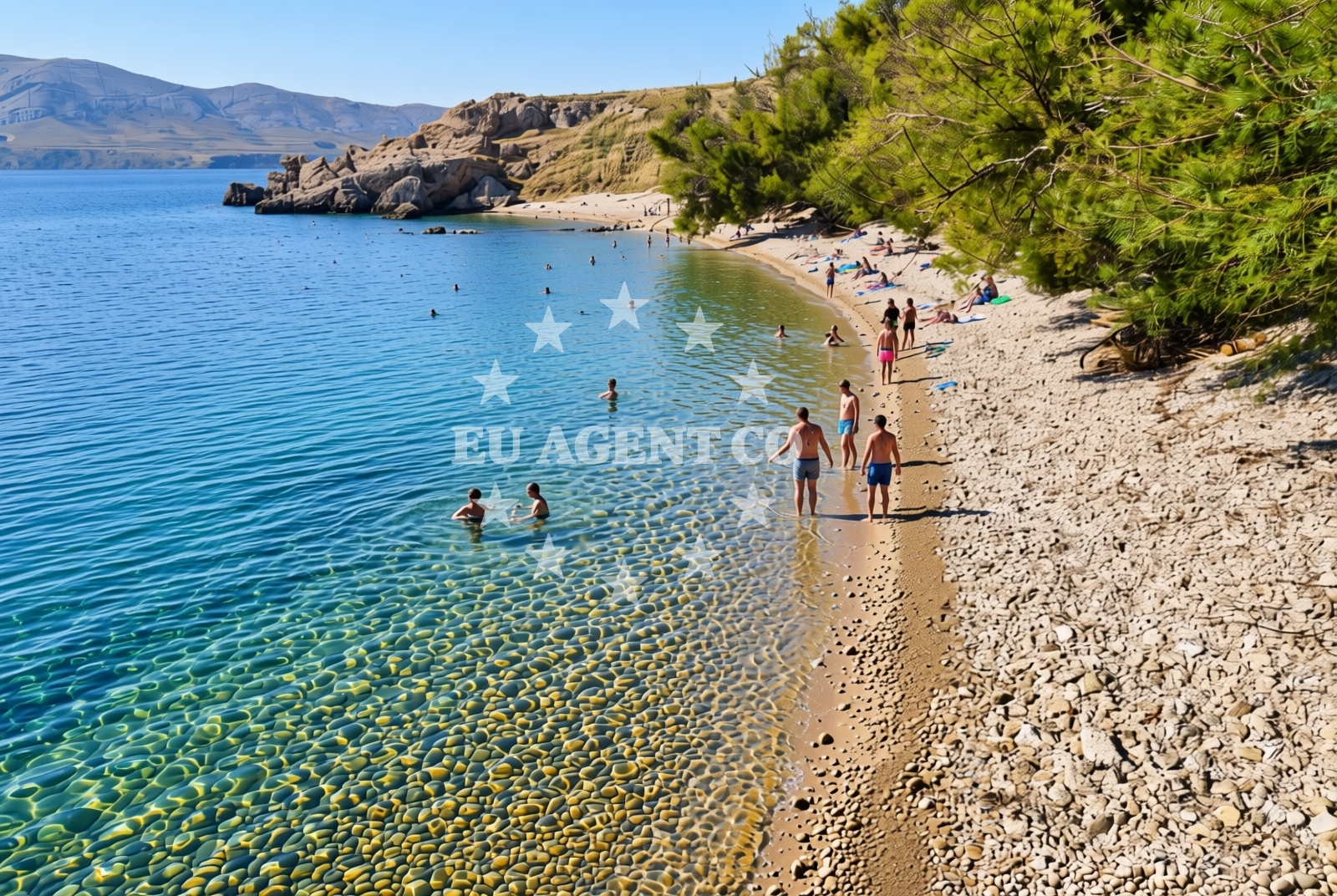 Additional view of Mrka punta istok, Metajna (Pag) Beach in Mrka punta istok