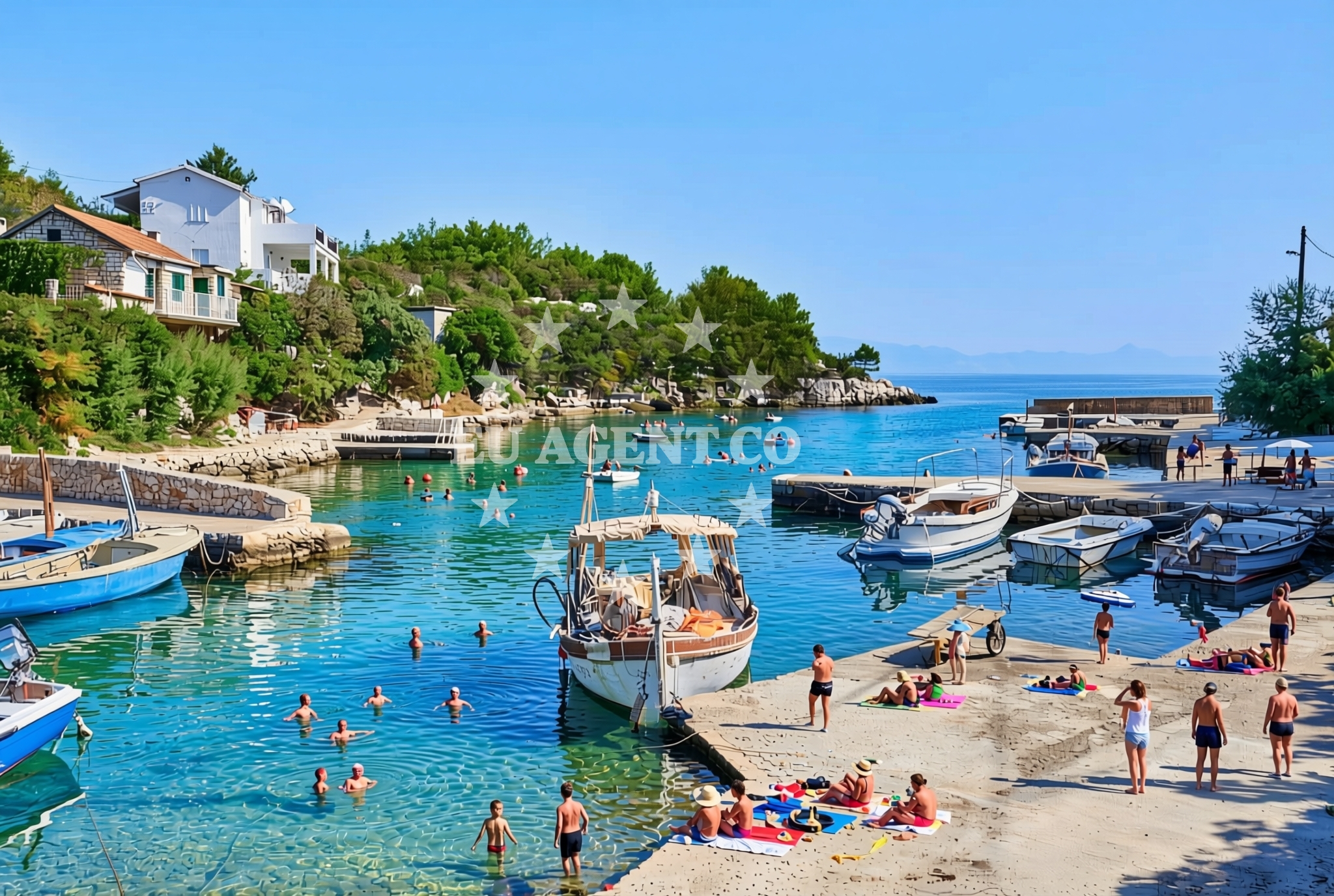 Additional view of Mudri Dolac, Vrbanj (Hvar) Beach in Mudri Dolac