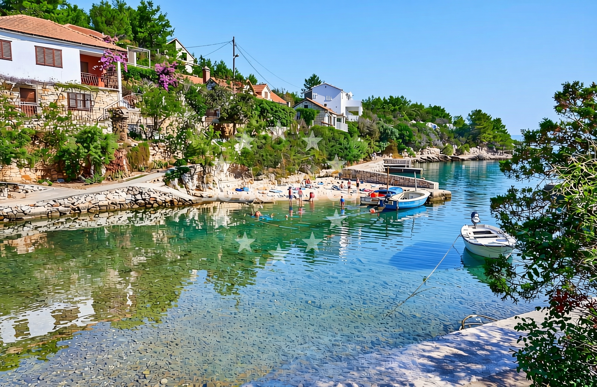 Additional view of Mudri Dolac, Vrbanj (Hvar) Beach in Mudri Dolac