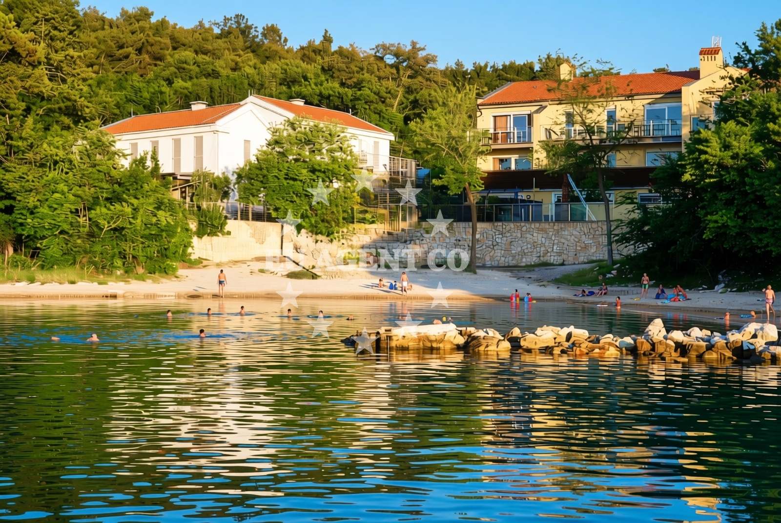 Additional view of Mul, Soline (Dobrinj) (Krk) Beach in Mul