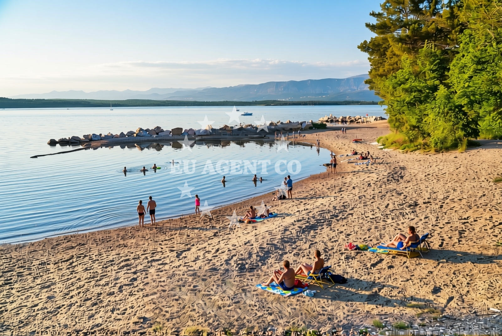 Additional view of Mul, Soline (Dobrinj) (Krk) Beach in Mul