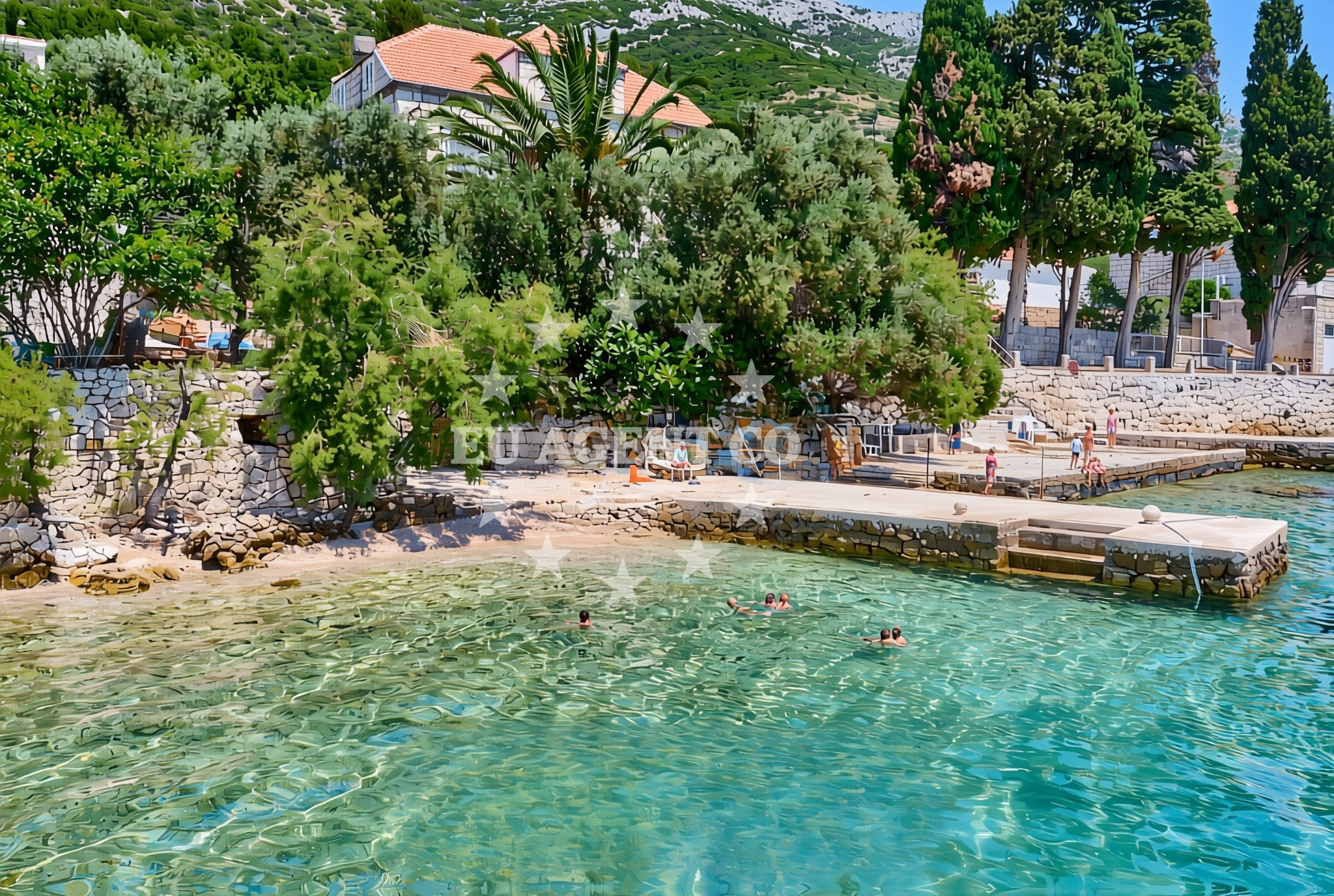 Overview of Mulići, Kučište Beach in Mulići