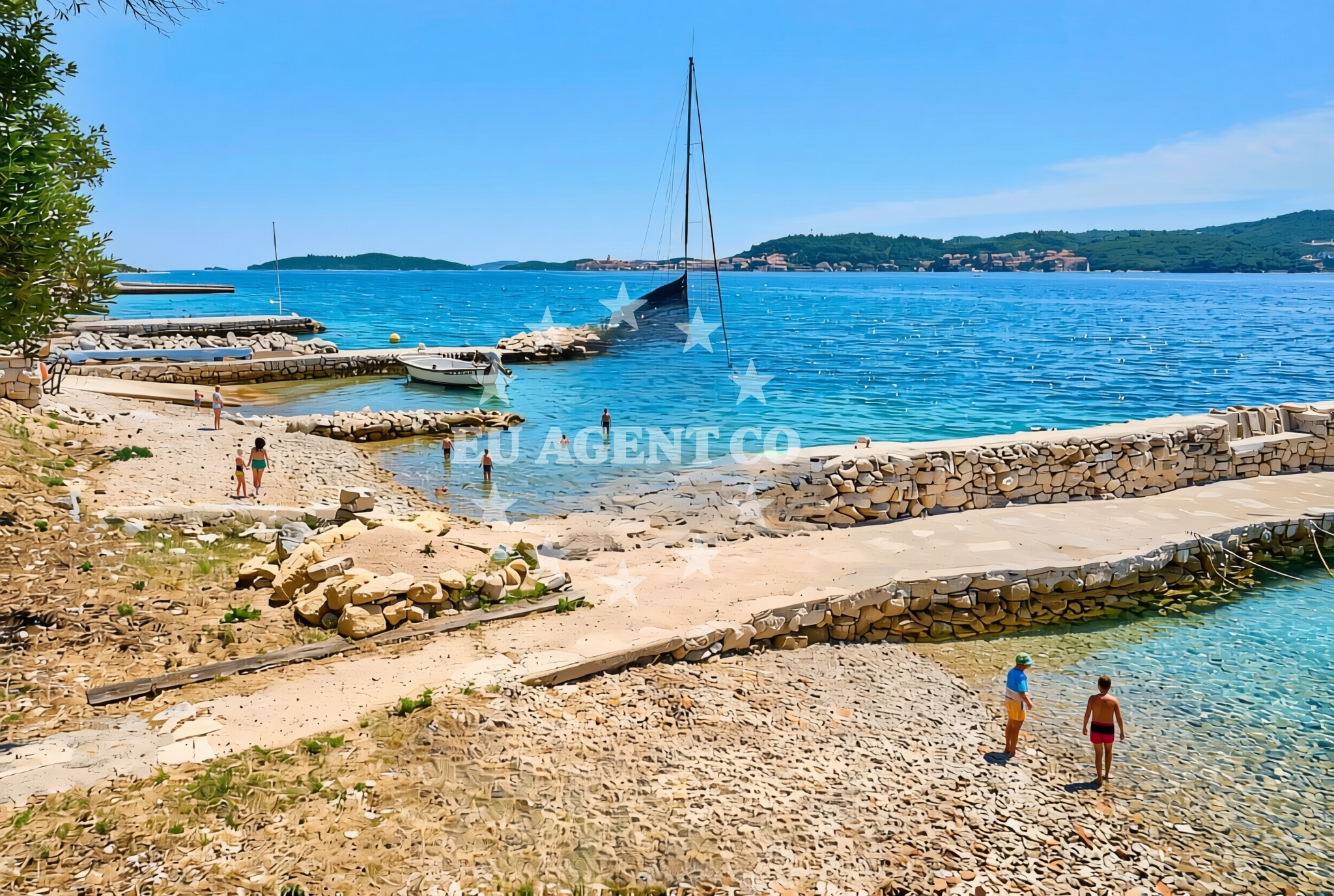 Additional view of Mulići, Kučište Beach in Mulići