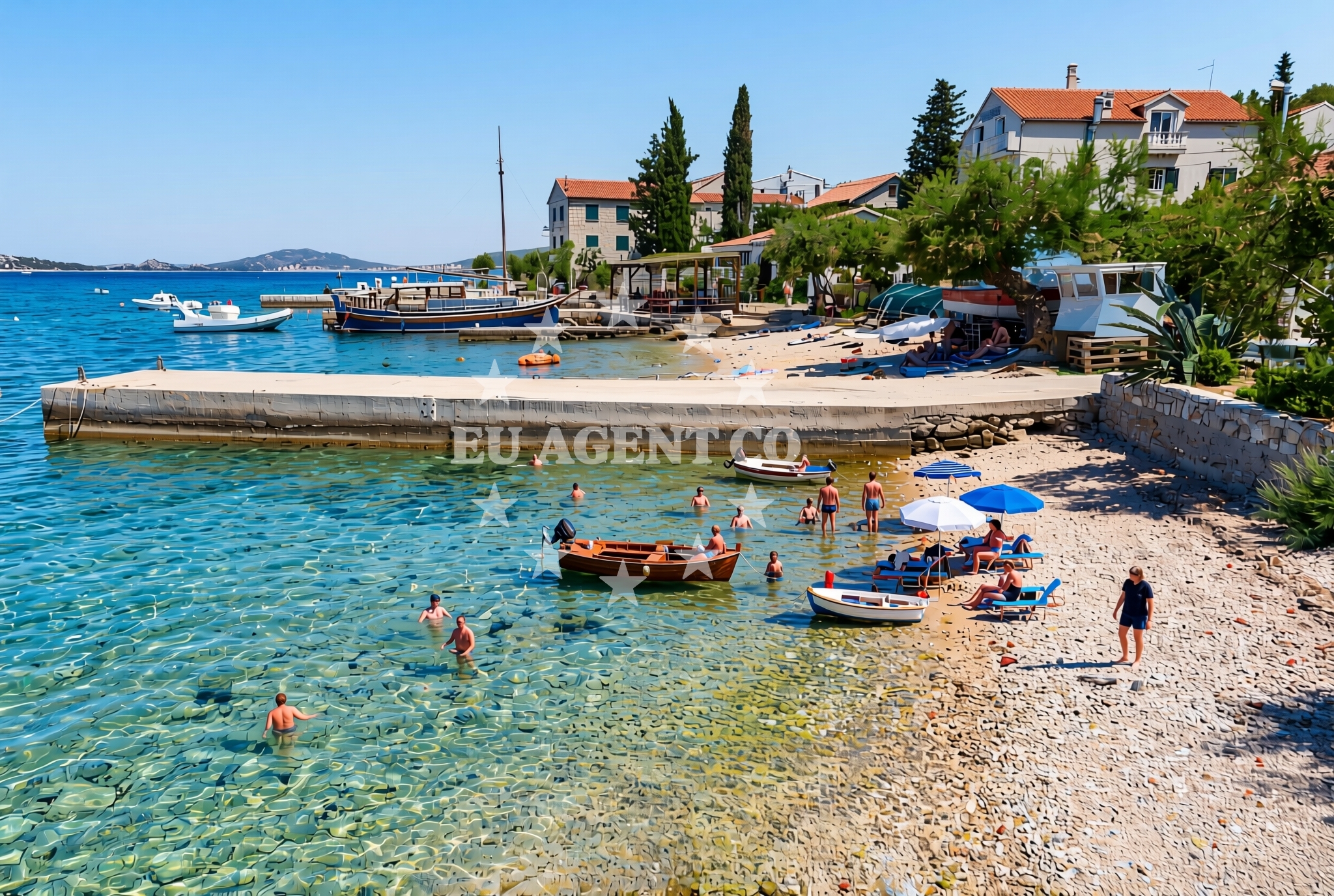 Additional view of Mulići, Prvić Šepurine (Prvić) Beach in Mulići