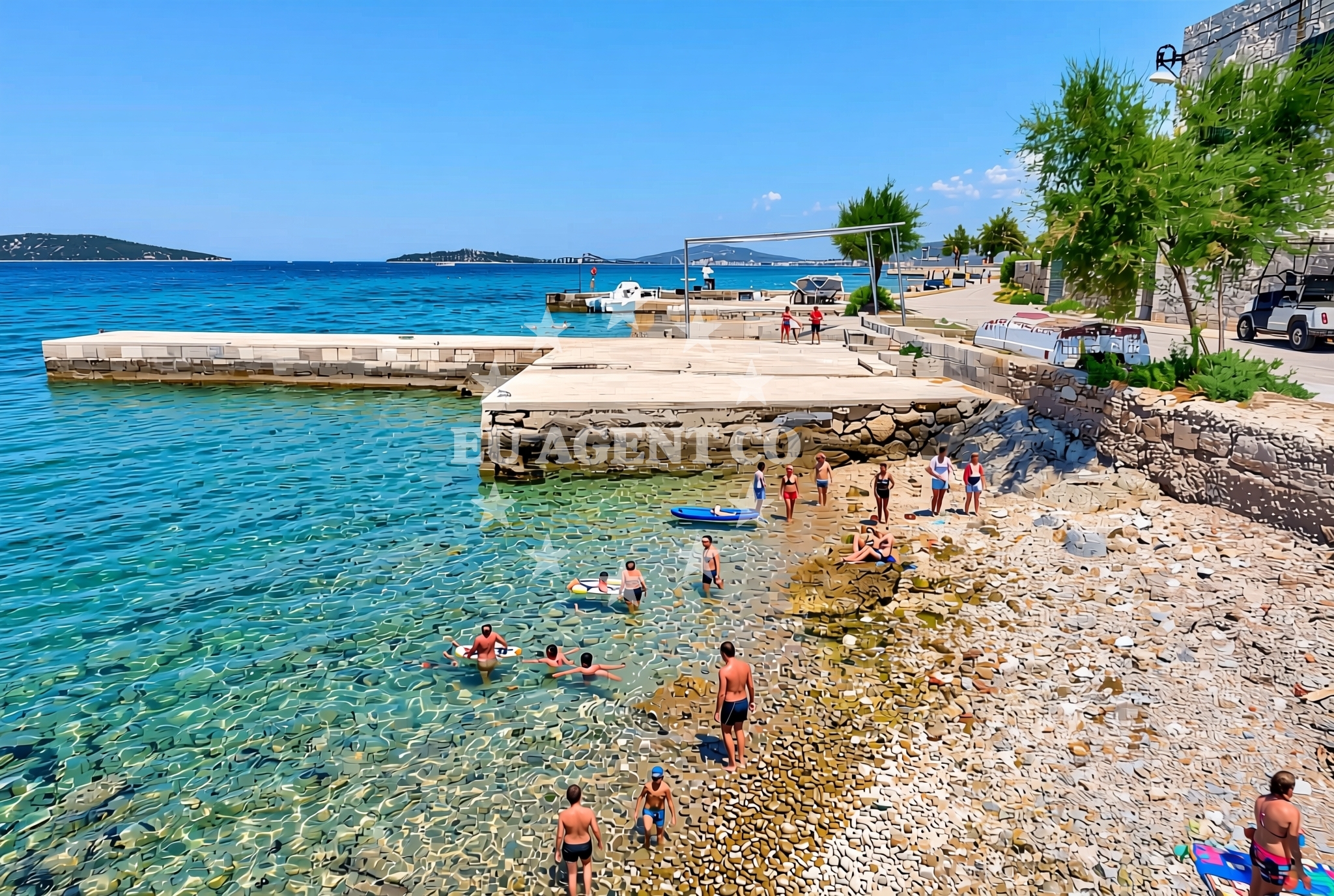Additional view of Mulići, Prvić Šepurine (Prvić) Beach in Mulići