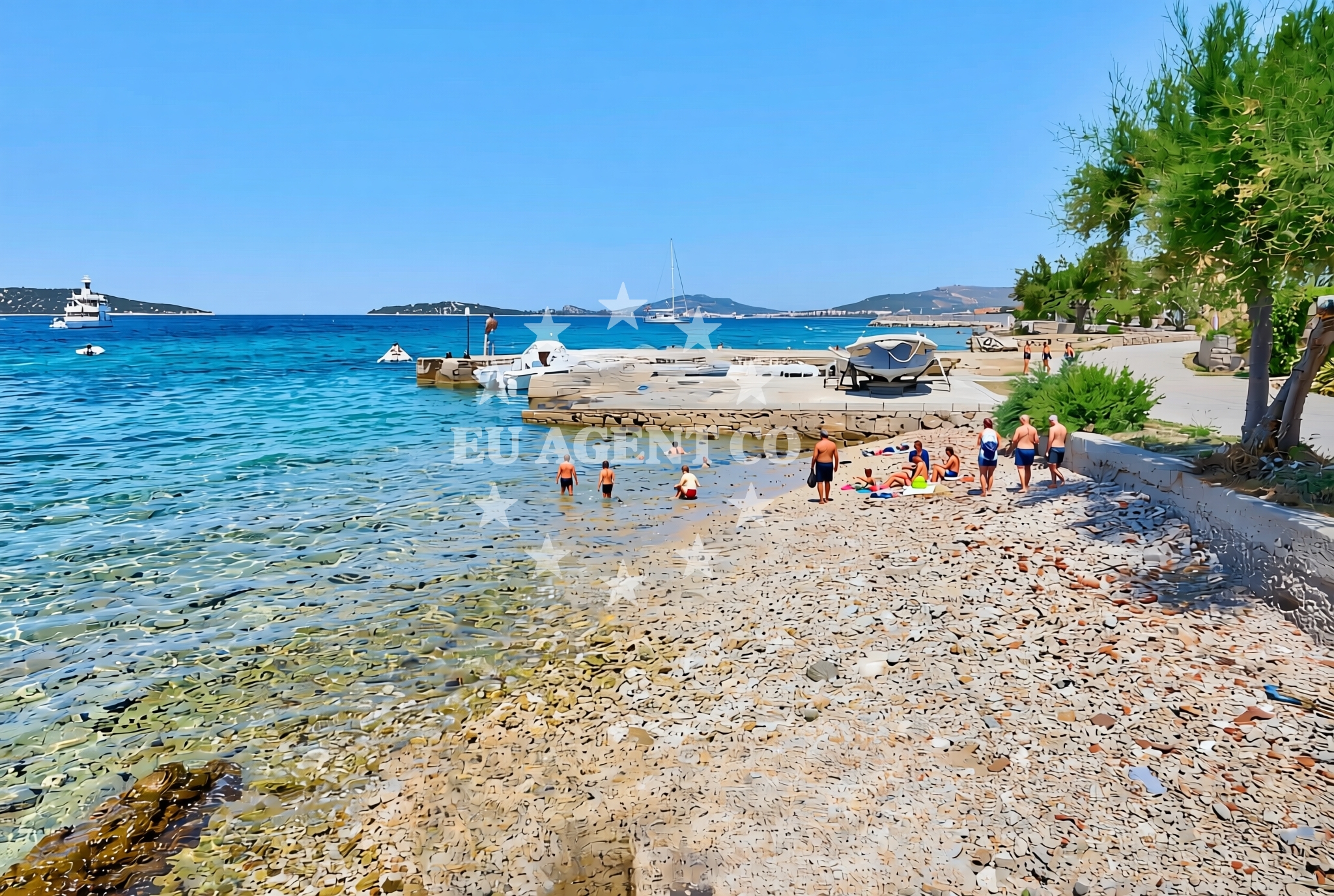 Additional view of Mulići, Prvić Šepurine (Prvić) Beach in Mulići