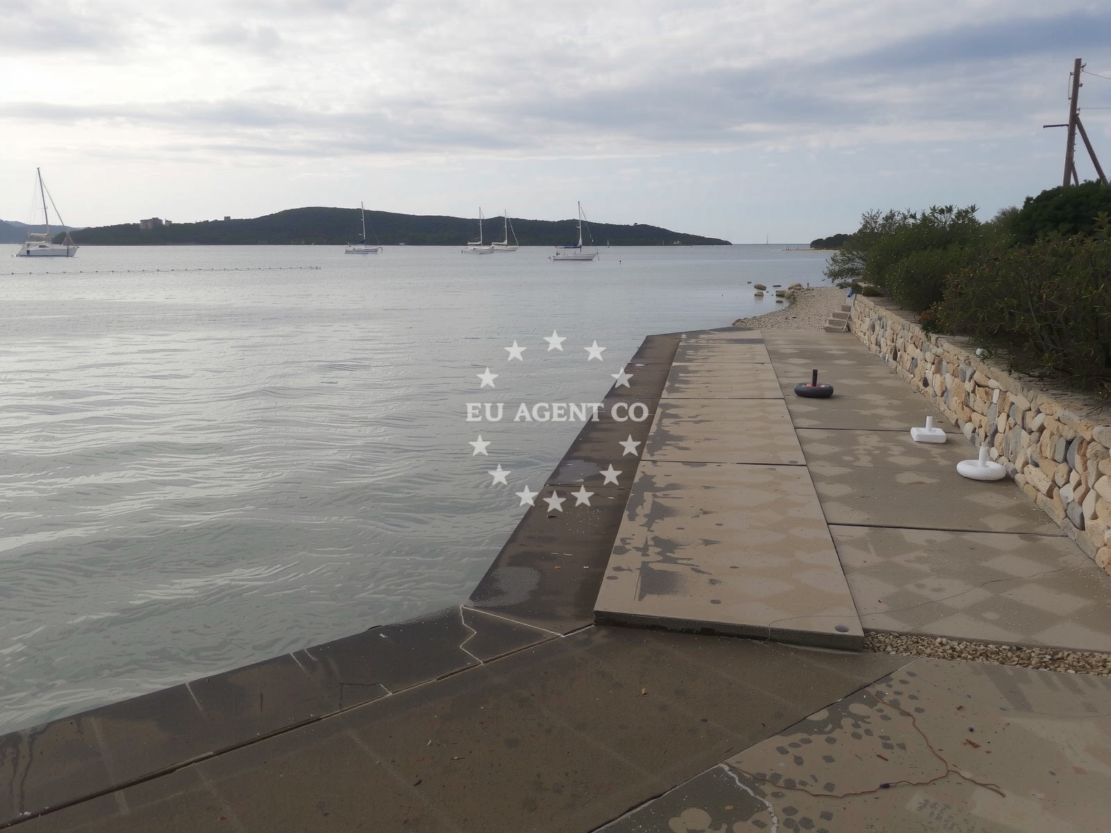 Sea and coastal view of Muline Ugljan beach in Mulinska 10, Ugljan