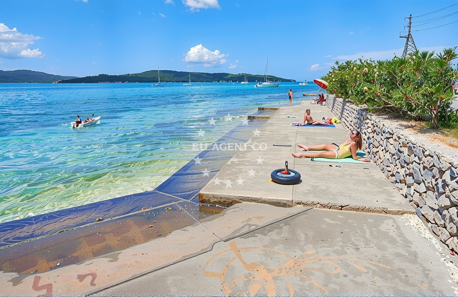 Additional view of Muline Ugljan beach in Mulinska 10, Ugljan