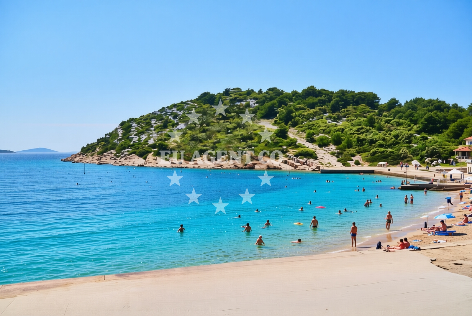 Additional view of Murtar (Sveti Nikola), Jezera (Murter) Beach in Murtar (Sveti Nikola)