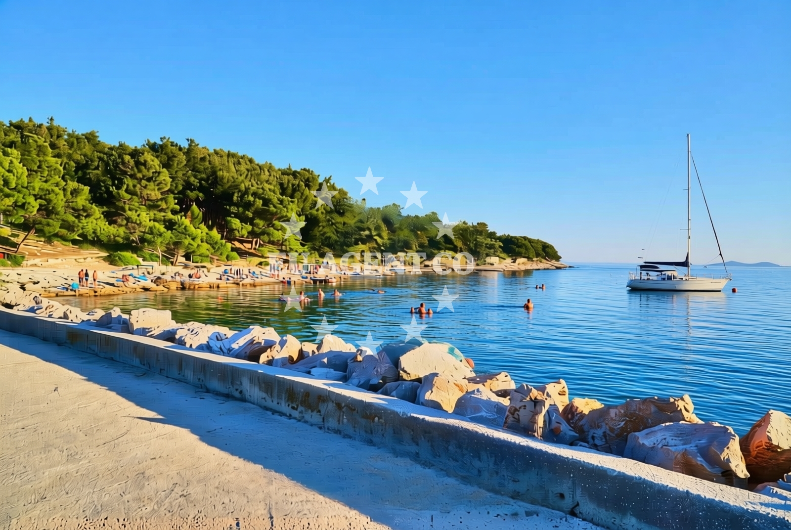 Additional view of Murter (Murter): beaches and coves (9) in Murter (Murter)