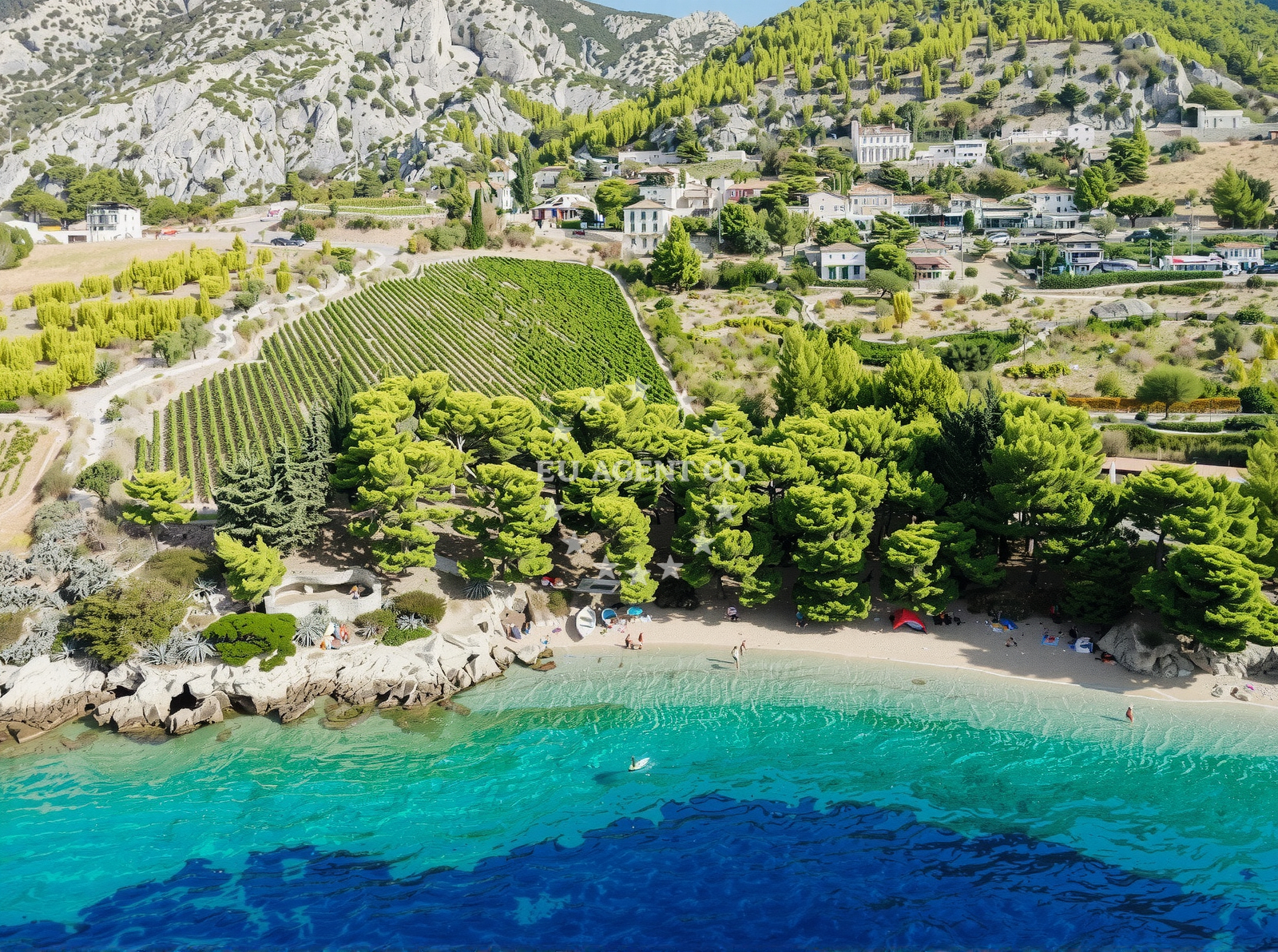 Additional view of Murvica beach in Nereziska 3a 0, Nerežišća