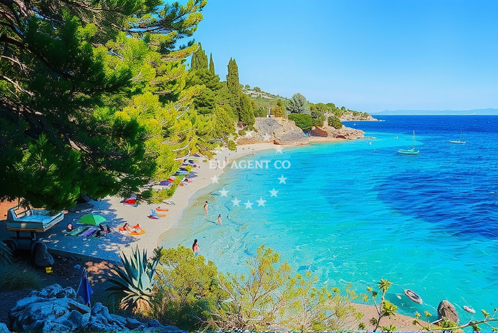 Additional view of Murvica beach in Nereziska 3a 0, Nerežišća