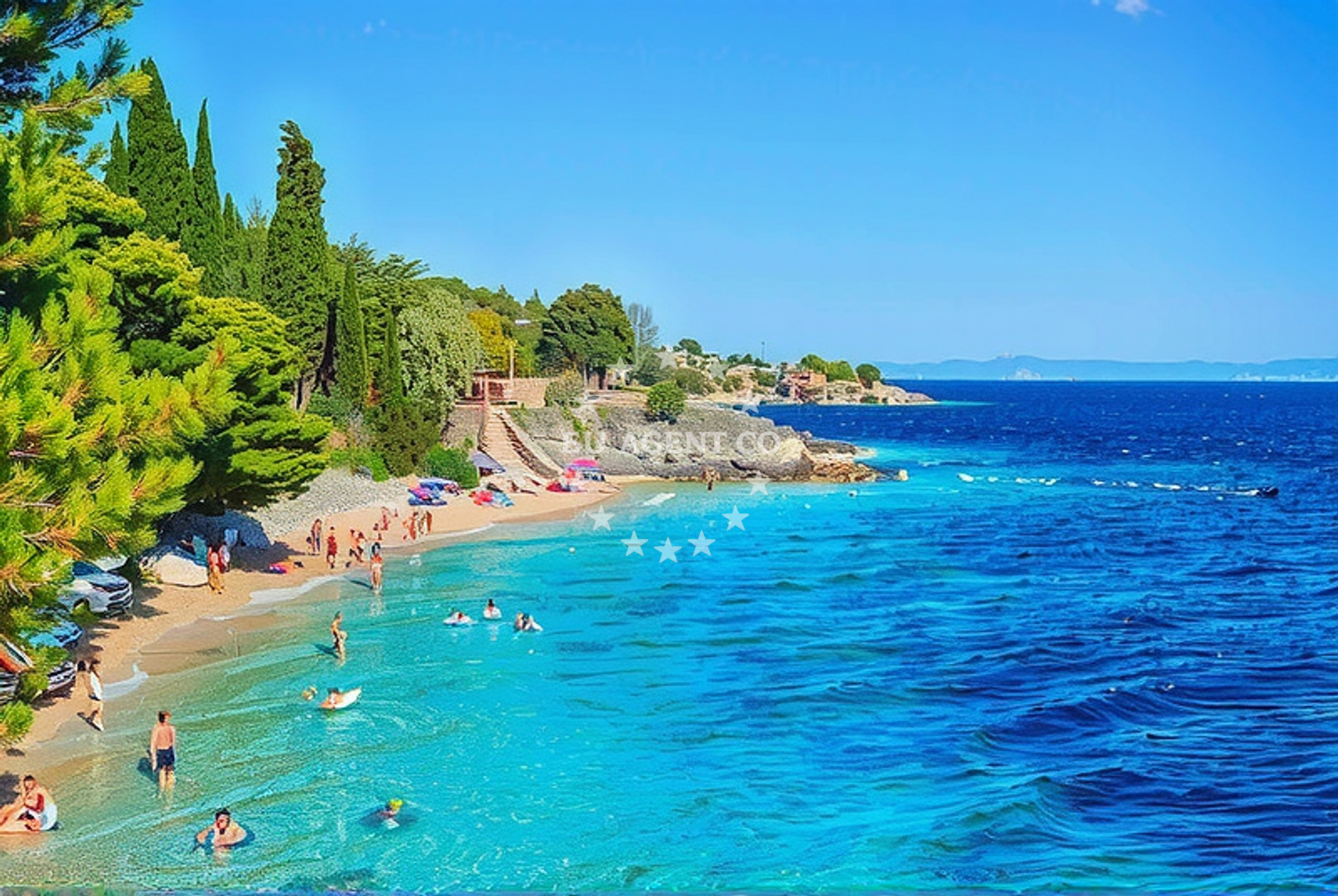 Additional view of Murvica beach in Nereziska 3a 0, Nerežišća