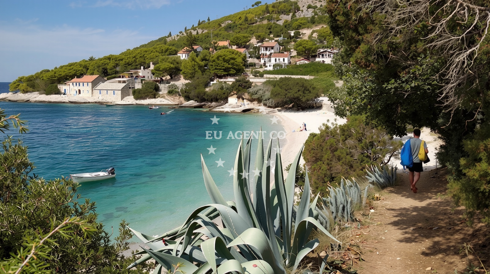 Additional view of Murvica beach in Njivica 1, Nerežišća