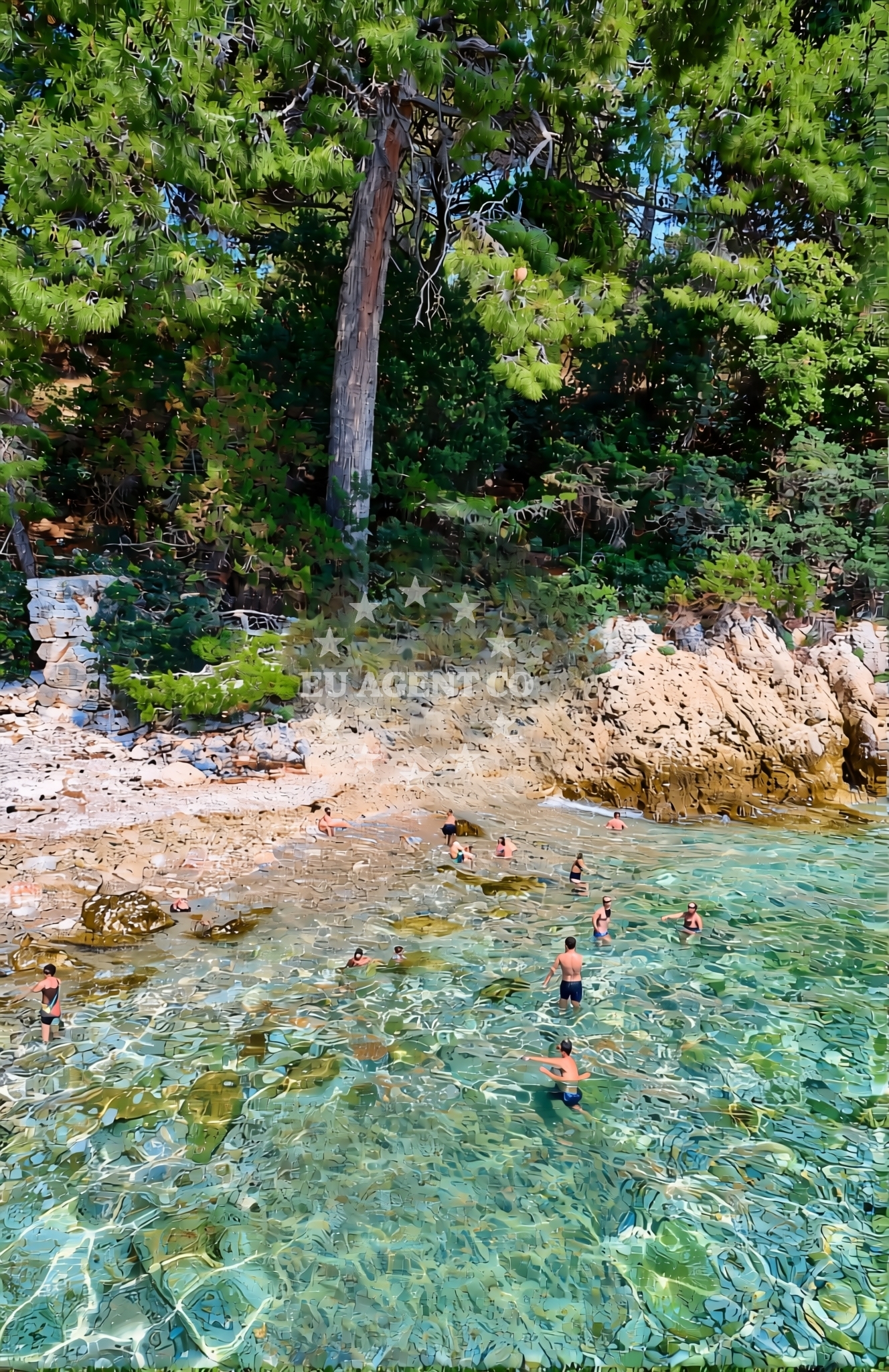 Additional view of Murvica (Bol) (Brač): beaches and coves (3) in Murvica (Bol) (Brač)