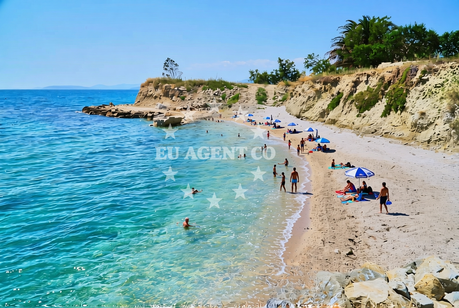 Overview of Mutogras 4, Jesenice Beach in Mutogras 4